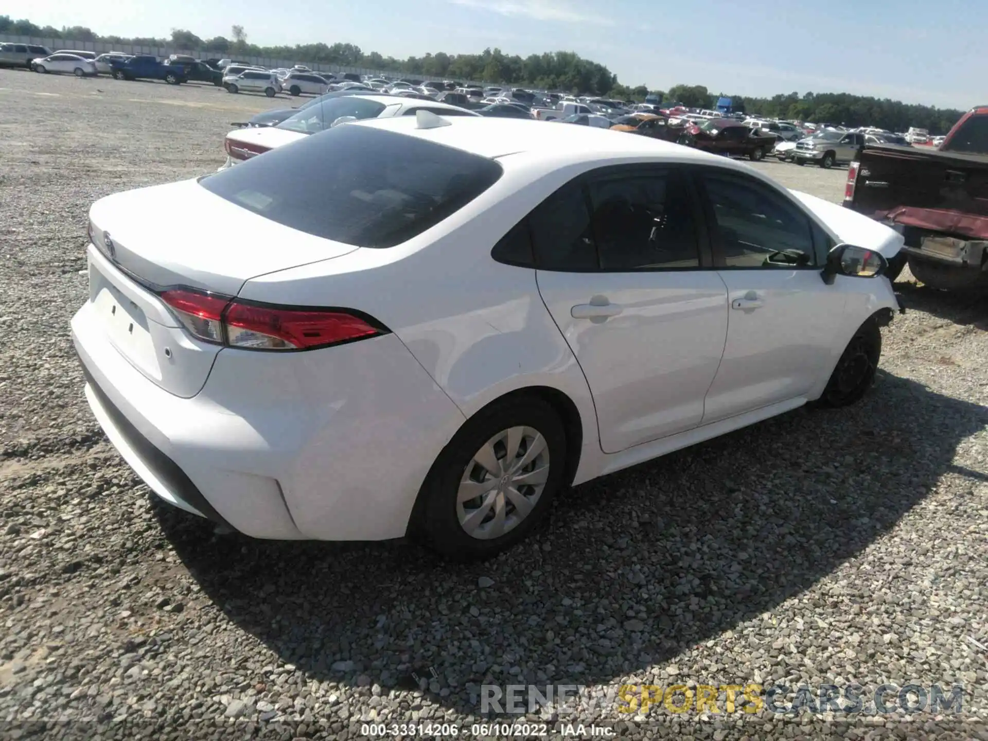 4 Photograph of a damaged car JTDDPRAE3LJ078816 TOYOTA COROLLA 2020