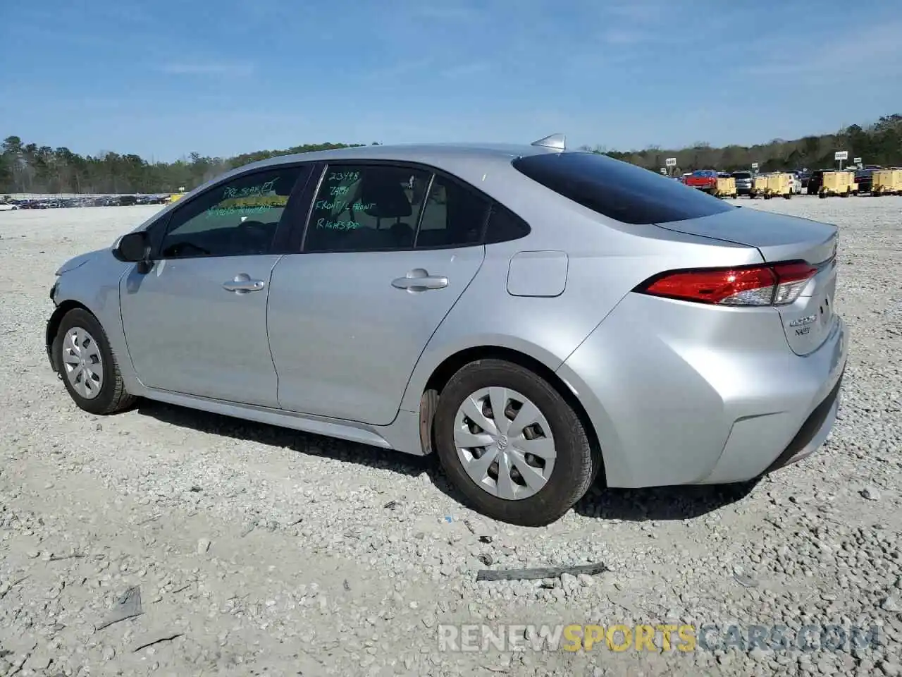 2 Photograph of a damaged car JTDDPRAE3LJ109658 TOYOTA COROLLA 2020