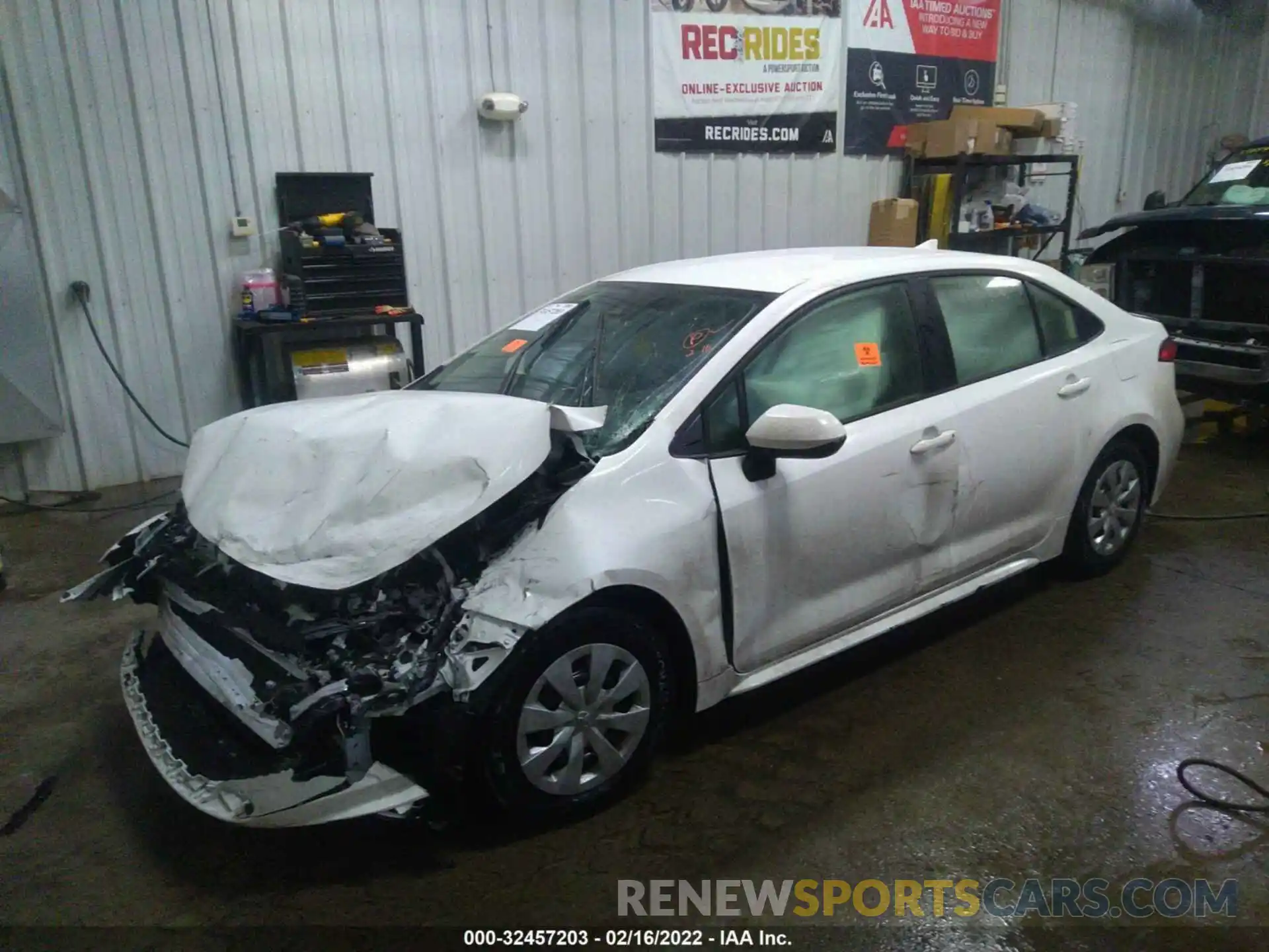 2 Photograph of a damaged car JTDDPRAE4LJ003896 TOYOTA COROLLA 2020