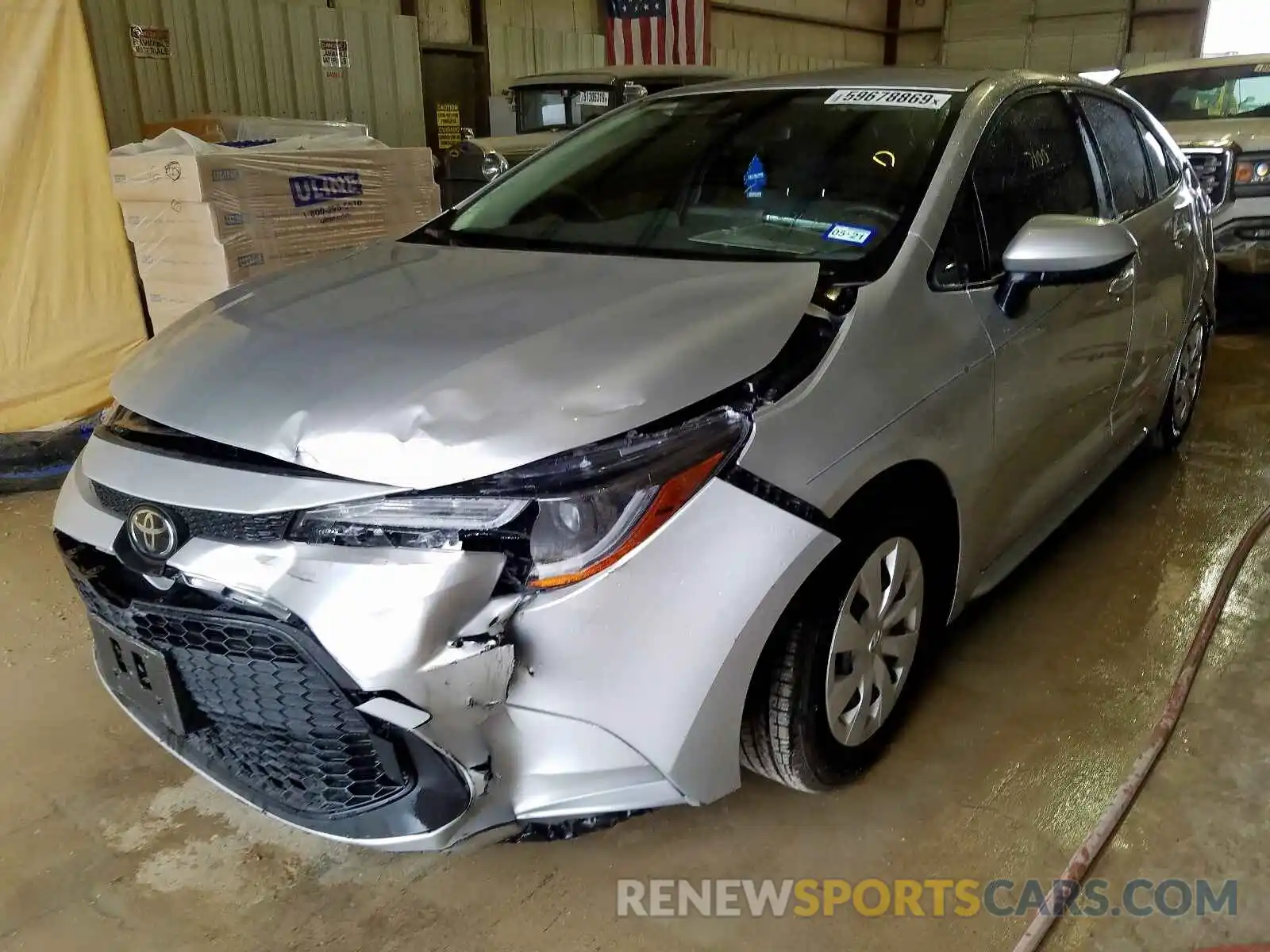 2 Photograph of a damaged car JTDDPRAE4LJ005678 TOYOTA COROLLA 2020