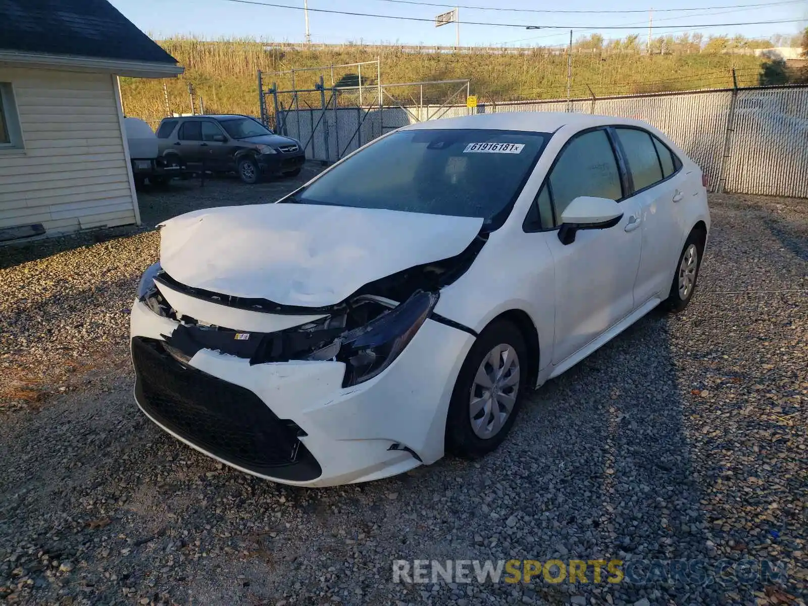 2 Photograph of a damaged car JTDDPRAE4LJ006250 TOYOTA COROLLA 2020