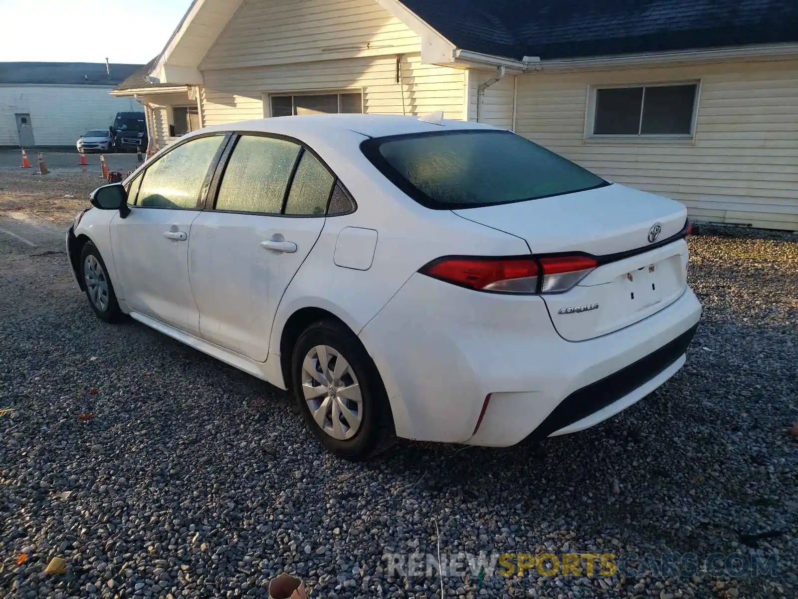 3 Photograph of a damaged car JTDDPRAE4LJ006250 TOYOTA COROLLA 2020