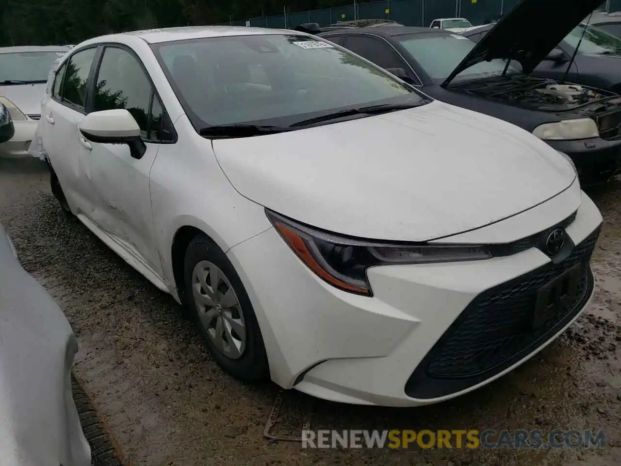 1 Photograph of a damaged car JTDDPRAE4LJ008032 TOYOTA COROLLA 2020