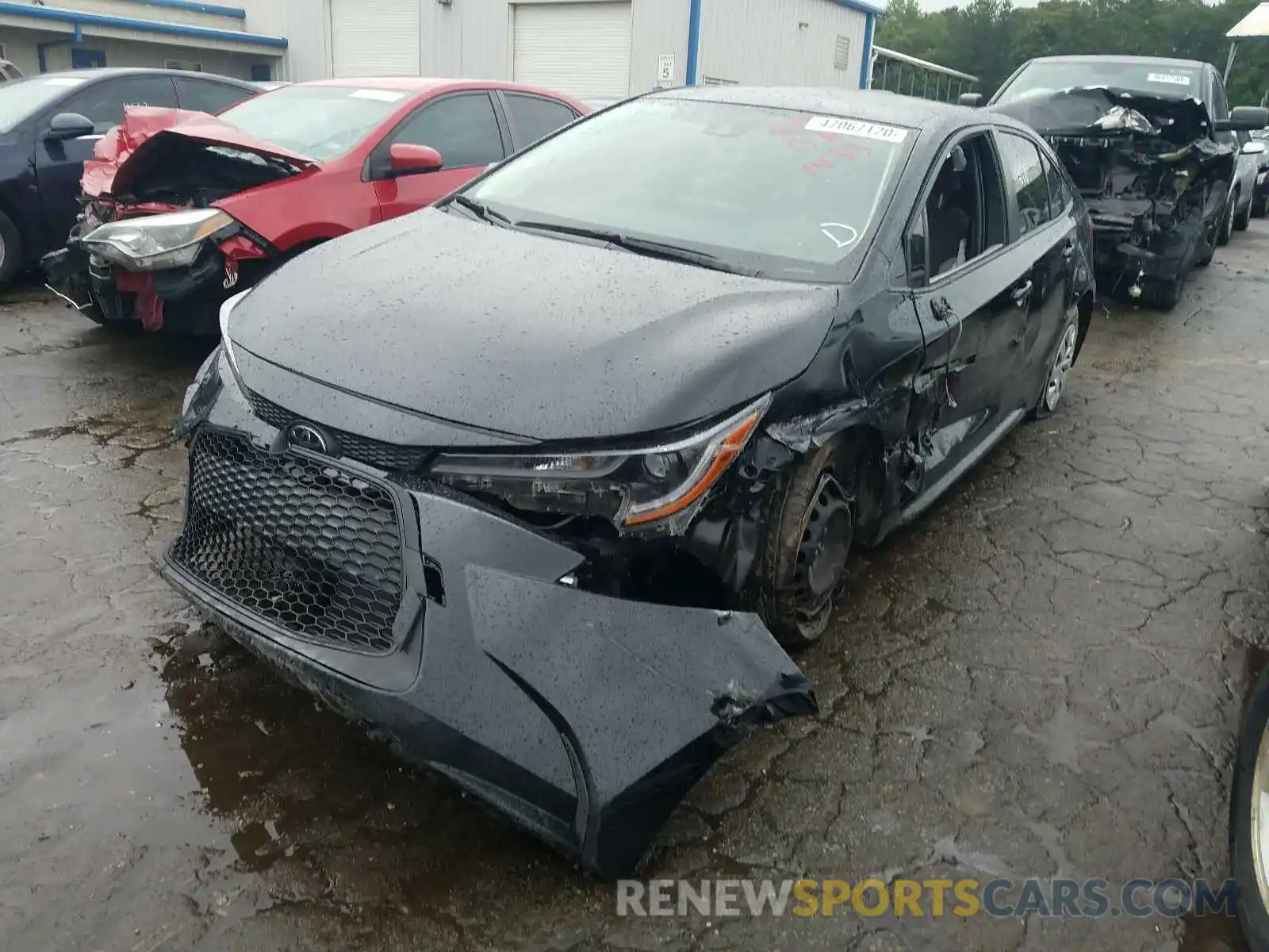 2 Photograph of a damaged car JTDDPRAE4LJ011433 TOYOTA COROLLA 2020