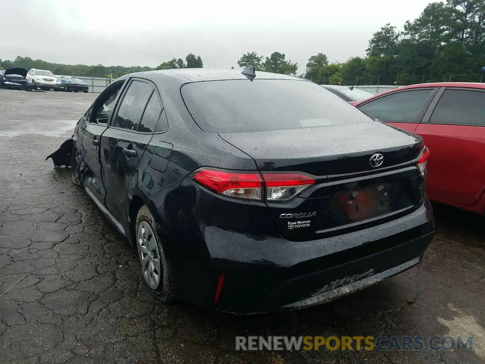 3 Photograph of a damaged car JTDDPRAE4LJ011433 TOYOTA COROLLA 2020