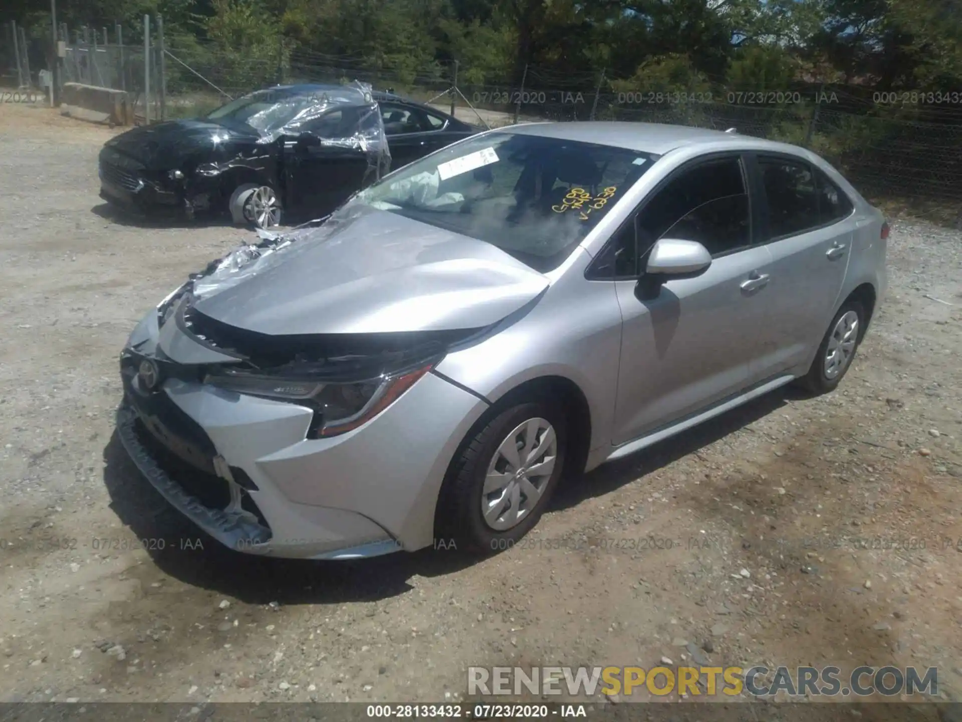 2 Photograph of a damaged car JTDDPRAE4LJ016230 TOYOTA COROLLA 2020