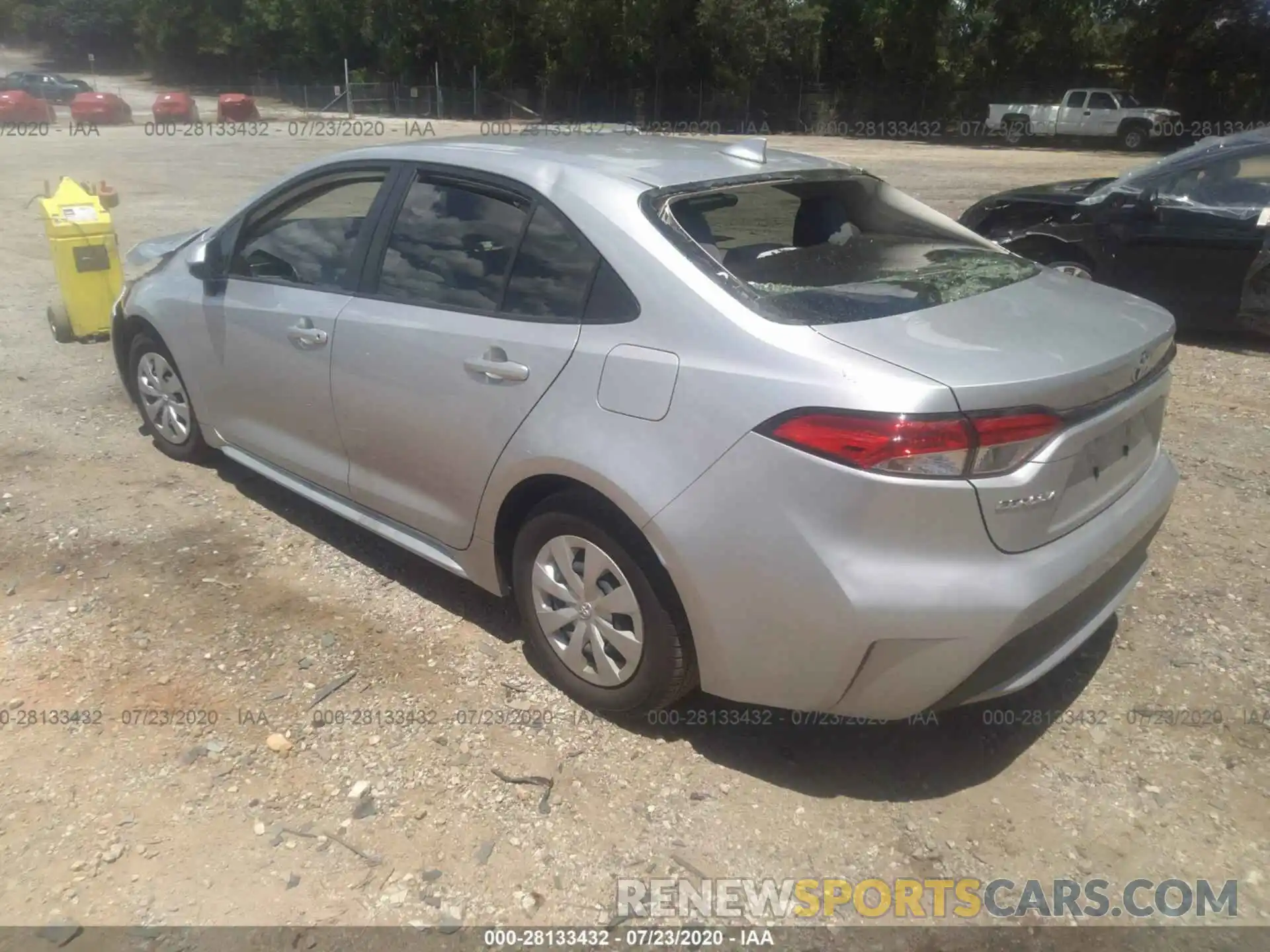 3 Photograph of a damaged car JTDDPRAE4LJ016230 TOYOTA COROLLA 2020