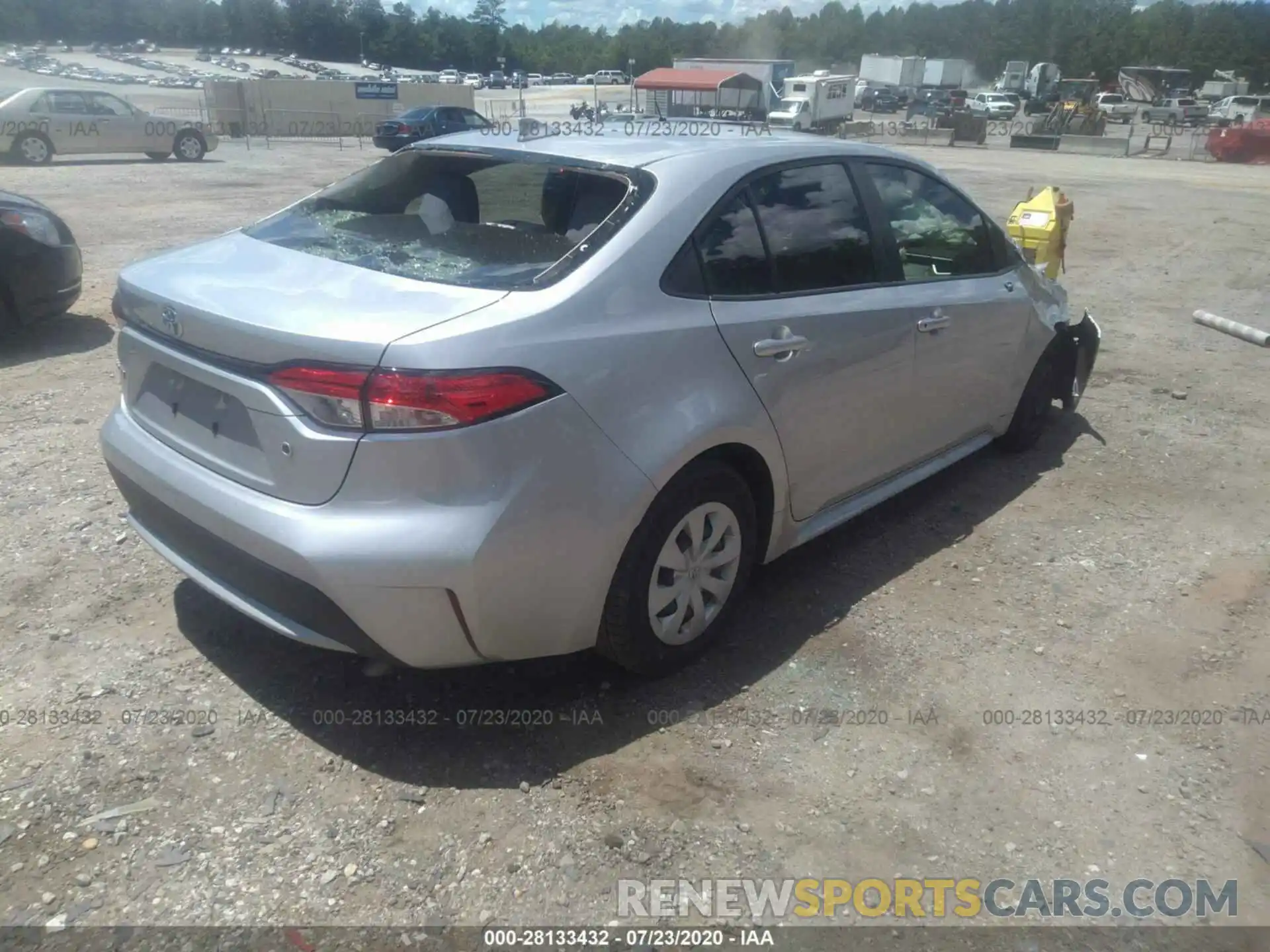 4 Photograph of a damaged car JTDDPRAE4LJ016230 TOYOTA COROLLA 2020