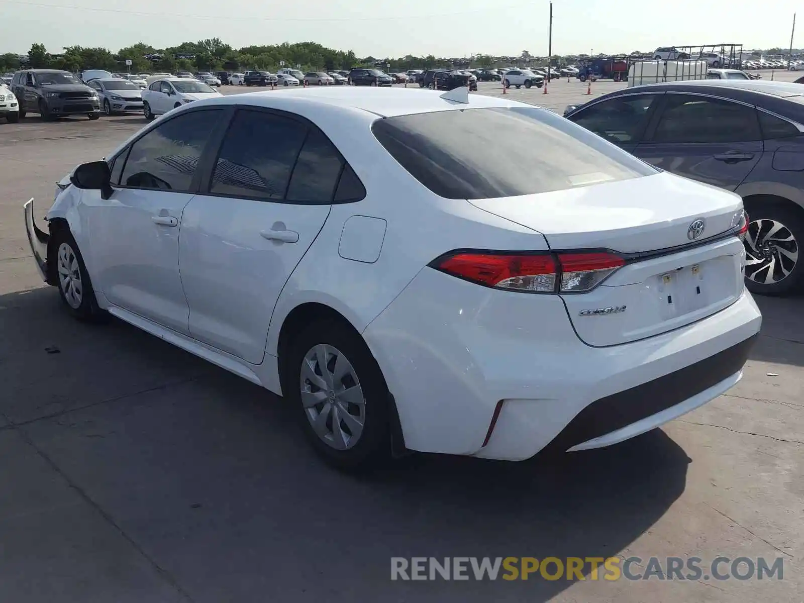 3 Photograph of a damaged car JTDDPRAE4LJ022738 TOYOTA COROLLA 2020