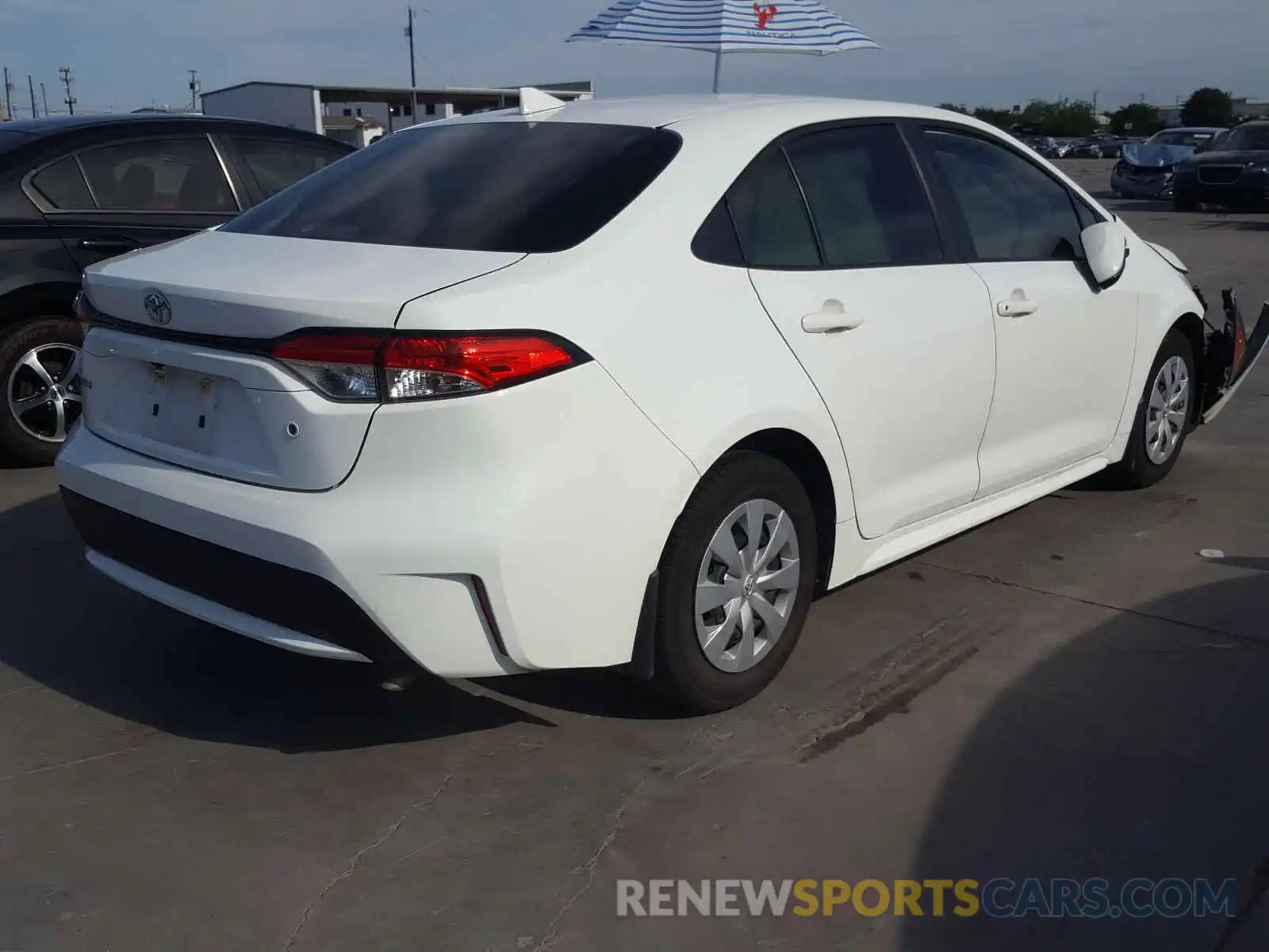 4 Photograph of a damaged car JTDDPRAE4LJ022738 TOYOTA COROLLA 2020