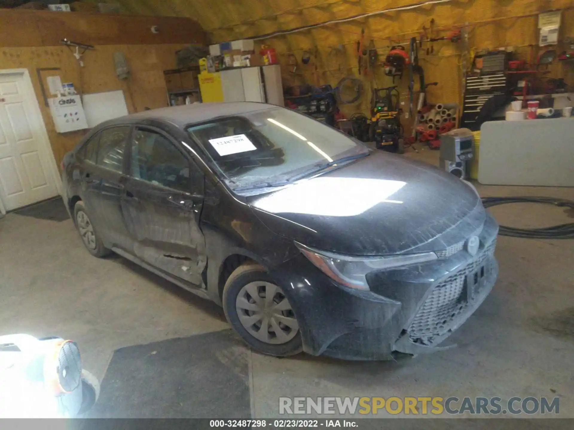 1 Photograph of a damaged car JTDDPRAE4LJ030838 TOYOTA COROLLA 2020