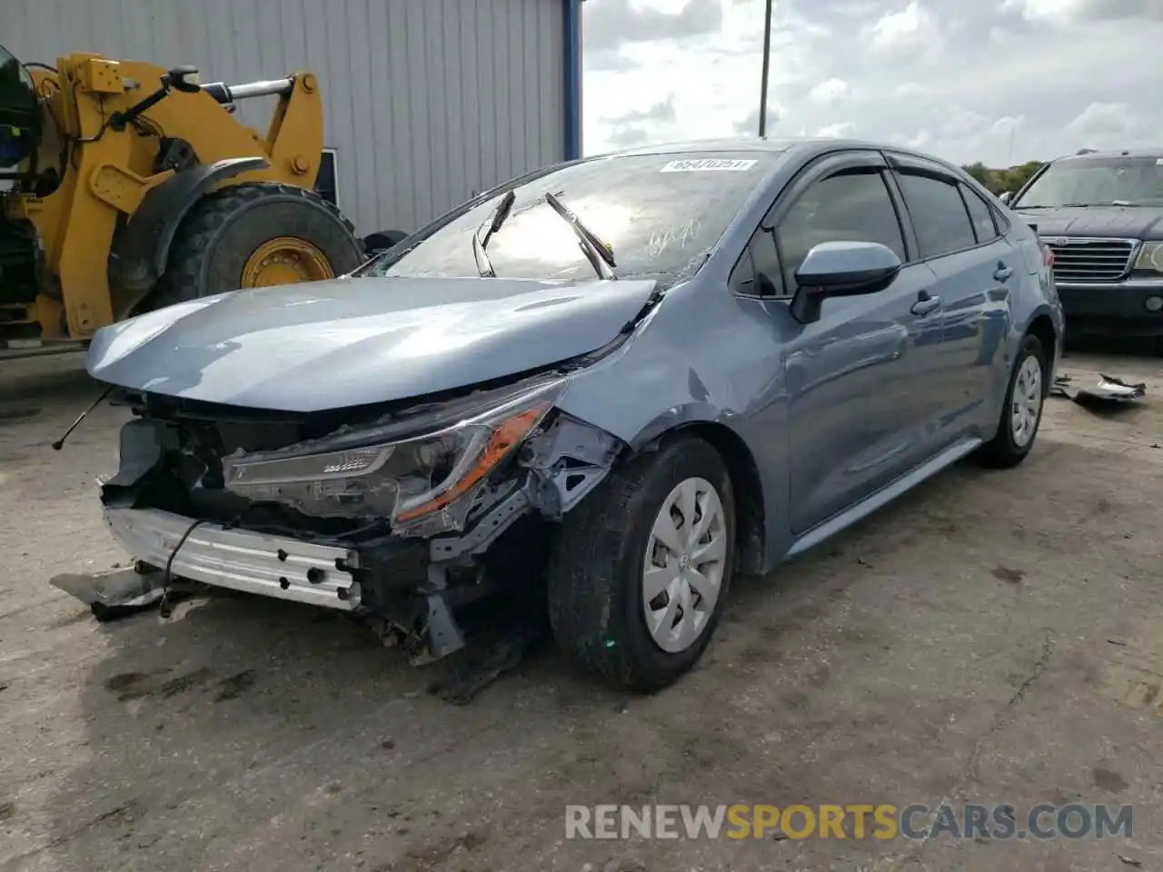 2 Photograph of a damaged car JTDDPRAE4LJ036882 TOYOTA COROLLA 2020