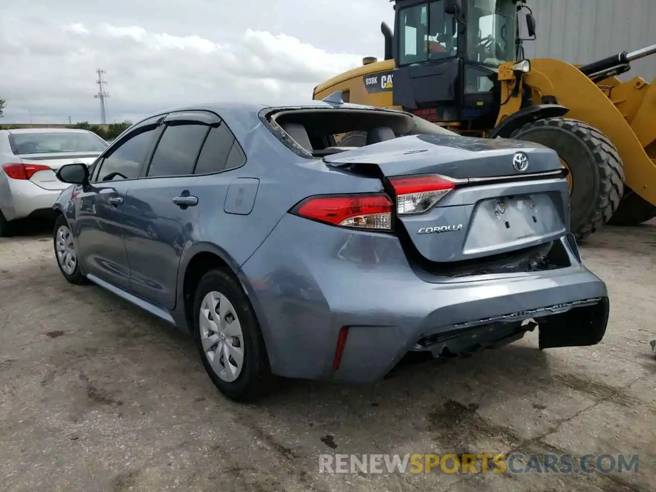 3 Photograph of a damaged car JTDDPRAE4LJ036882 TOYOTA COROLLA 2020