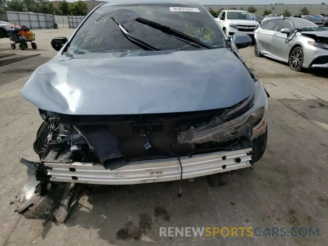 9 Photograph of a damaged car JTDDPRAE4LJ036882 TOYOTA COROLLA 2020