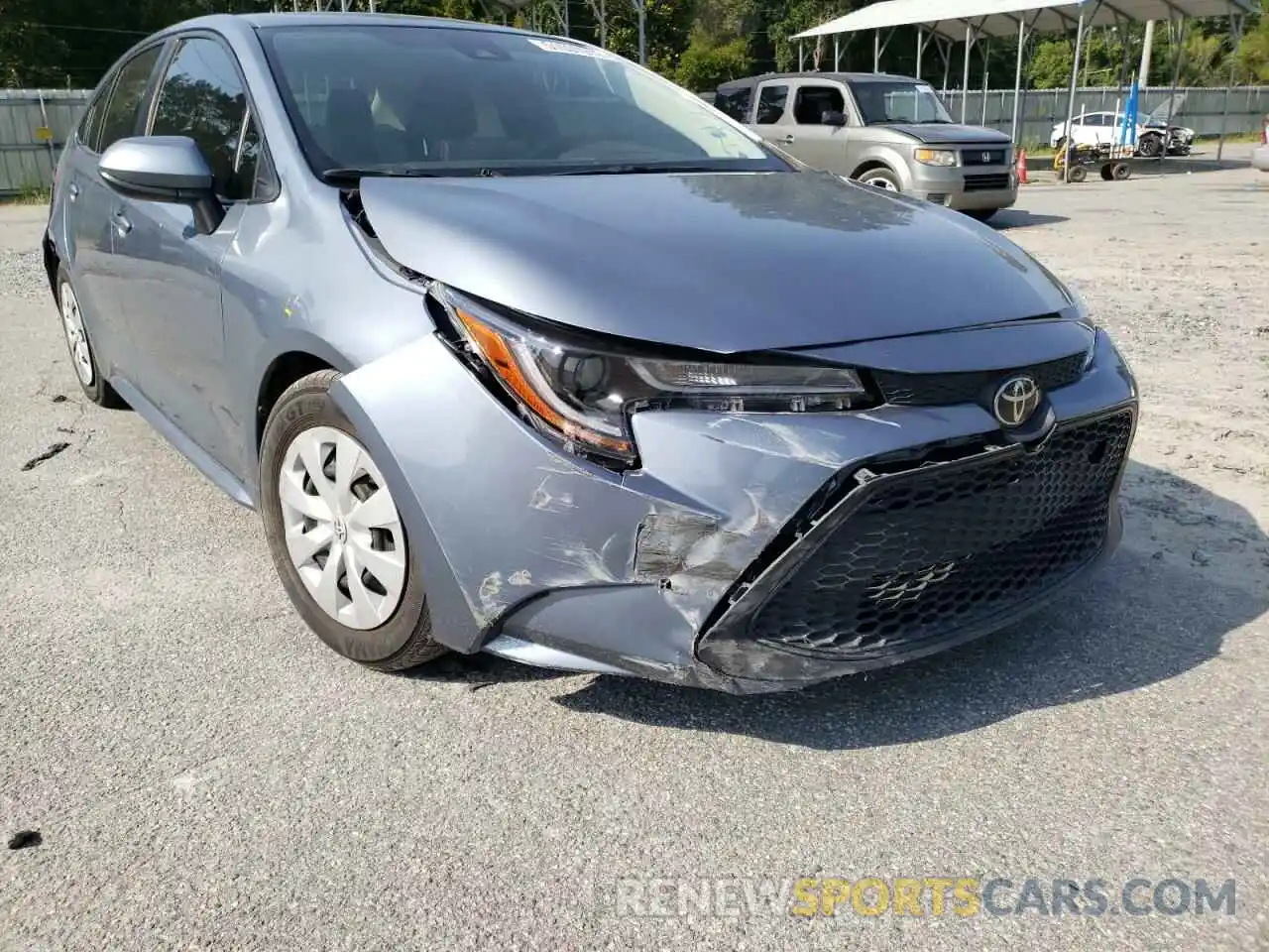 9 Photograph of a damaged car JTDDPRAE4LJ037871 TOYOTA COROLLA 2020