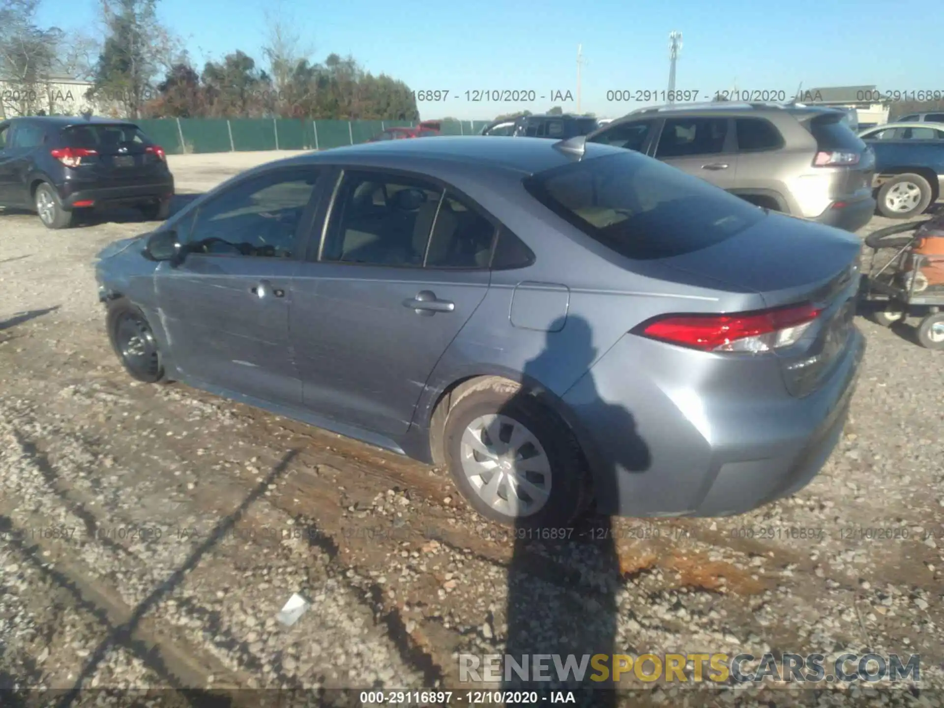 3 Photograph of a damaged car JTDDPRAE4LJ053746 TOYOTA COROLLA 2020