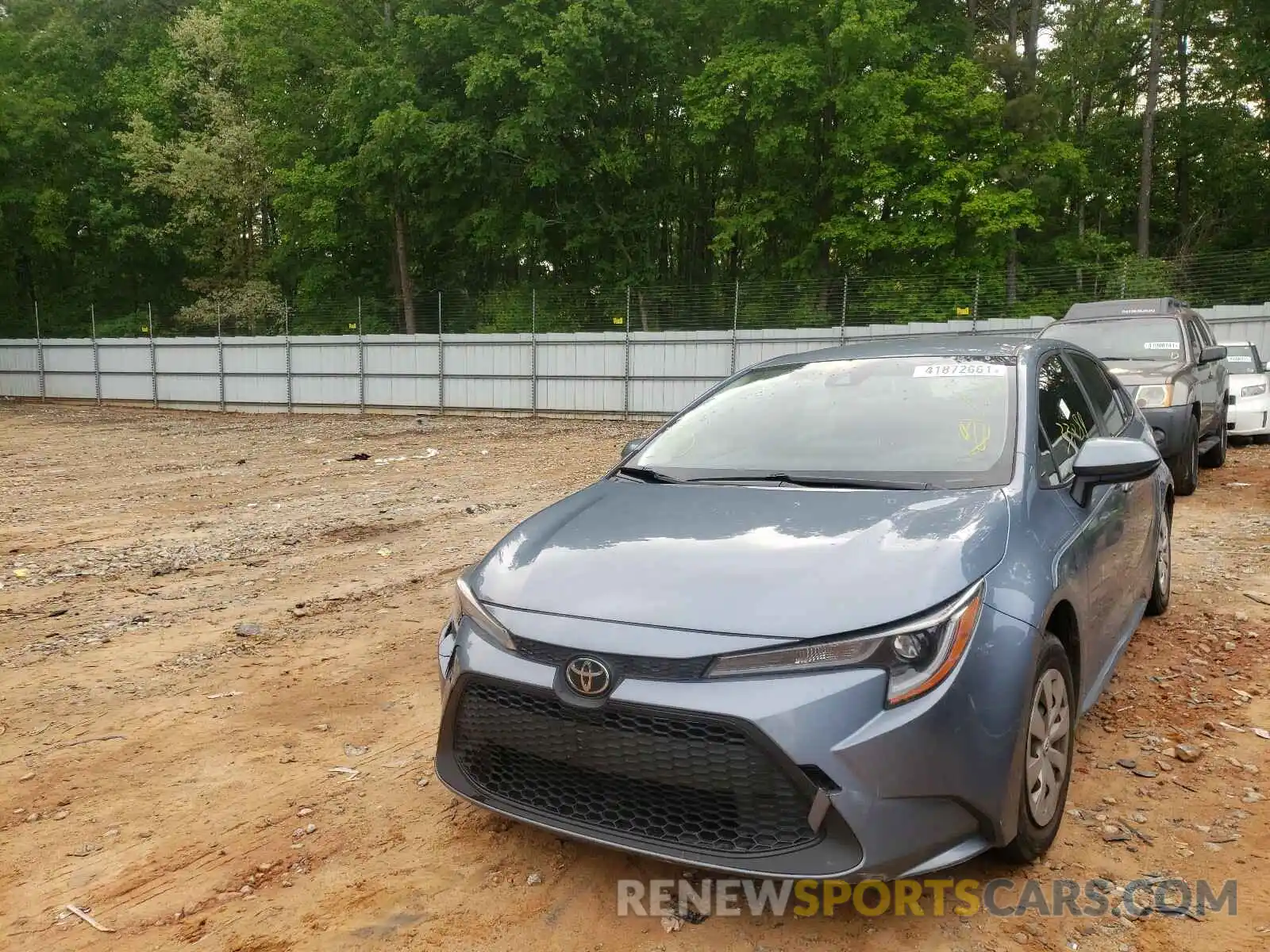 2 Photograph of a damaged car JTDDPRAE4LJ056145 TOYOTA COROLLA 2020