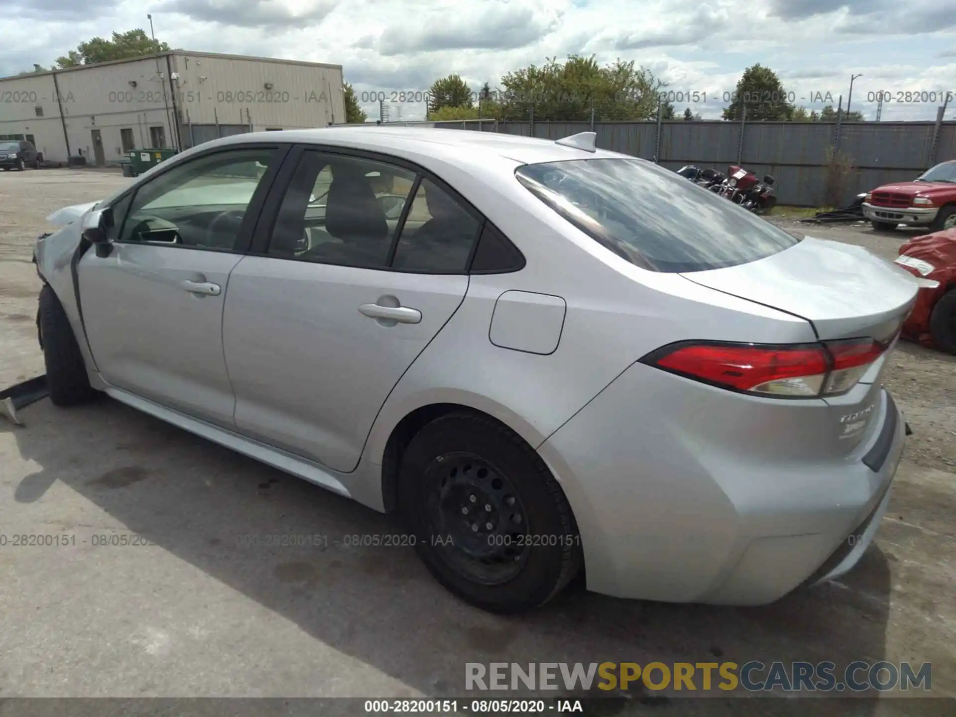 3 Photograph of a damaged car JTDDPRAE4LJ061832 TOYOTA COROLLA 2020