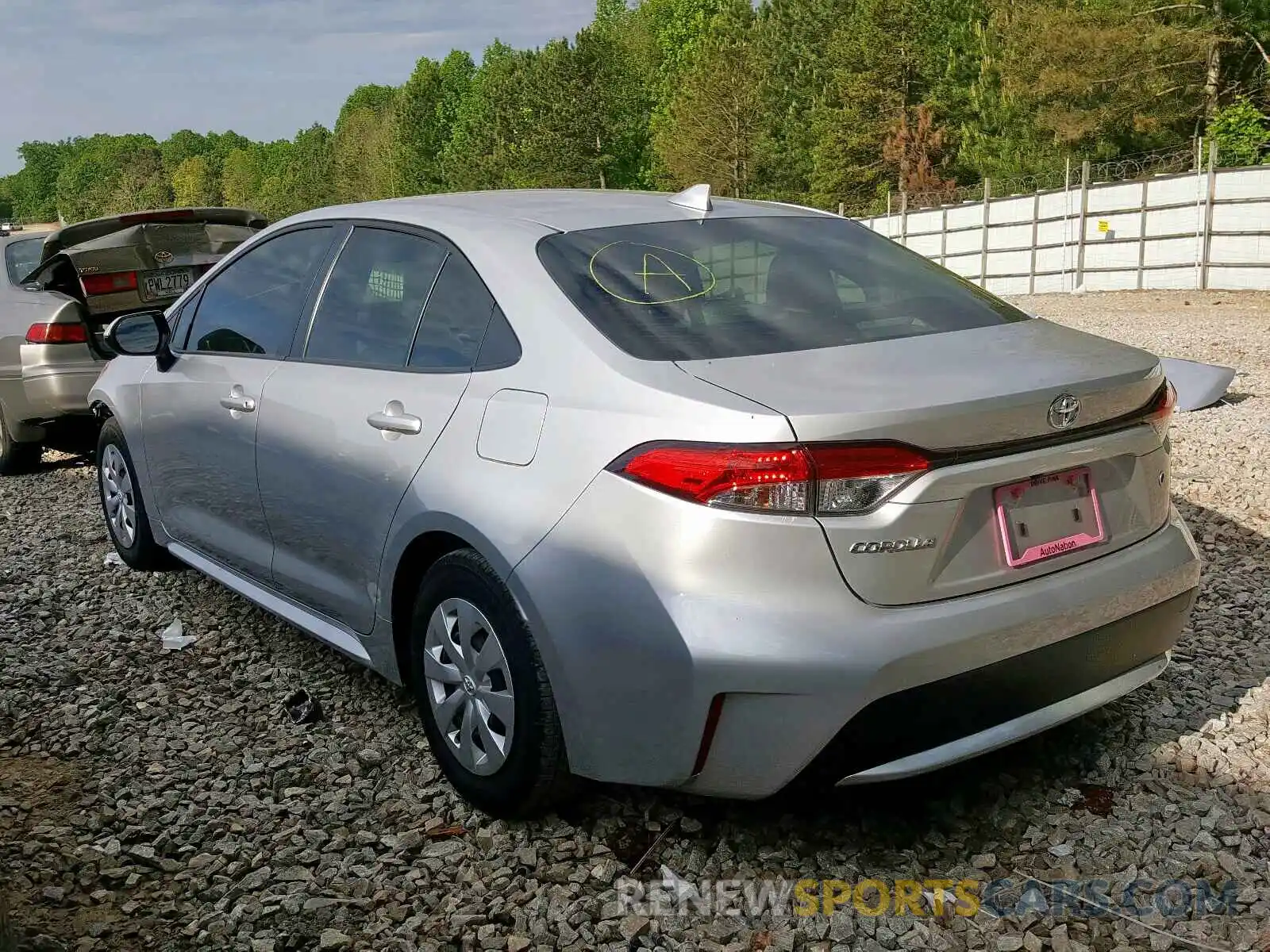 3 Photograph of a damaged car JTDDPRAE4LJ067906 TOYOTA COROLLA 2020