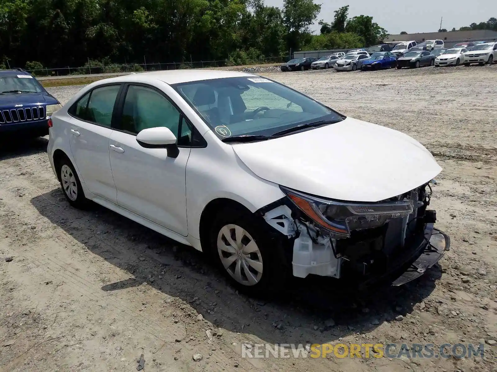 1 Photograph of a damaged car JTDDPRAE4LJ079070 TOYOTA COROLLA 2020