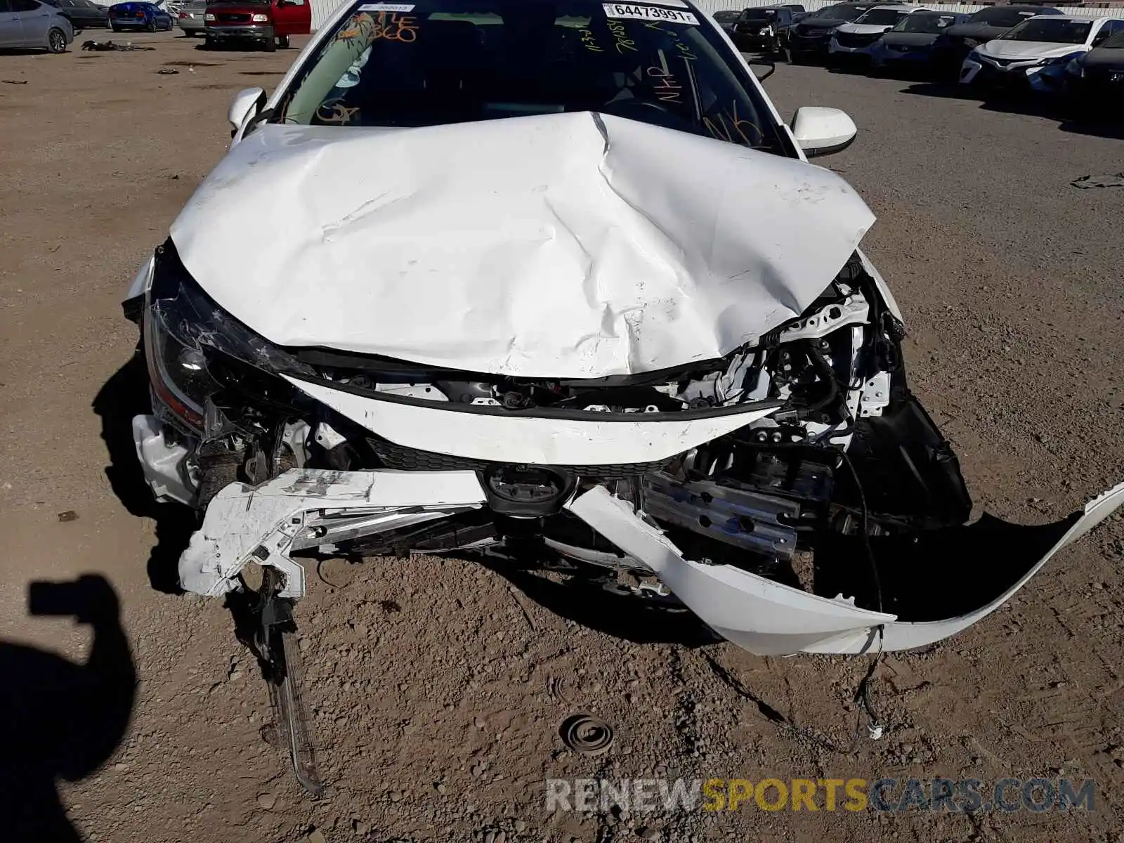 7 Photograph of a damaged car JTDDPRAE4LJ096953 TOYOTA COROLLA 2020