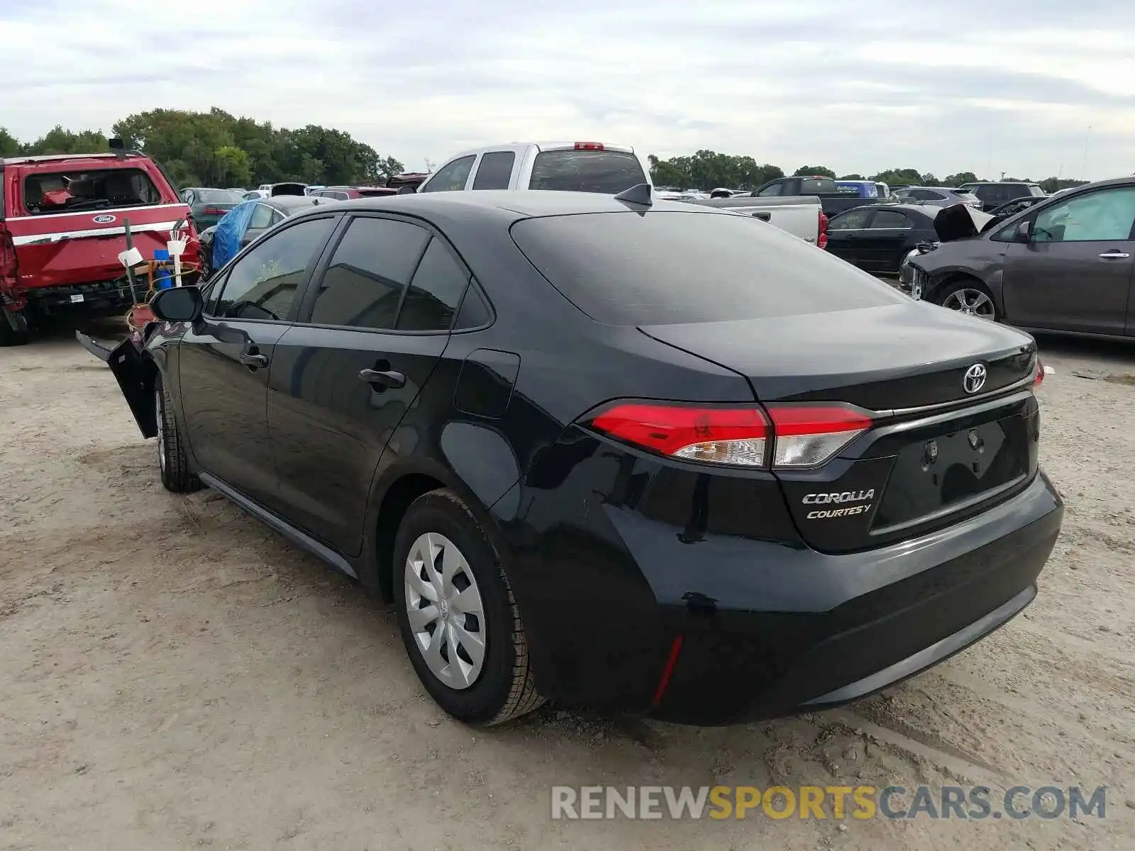 3 Photograph of a damaged car JTDDPRAE4LJ116702 TOYOTA COROLLA 2020