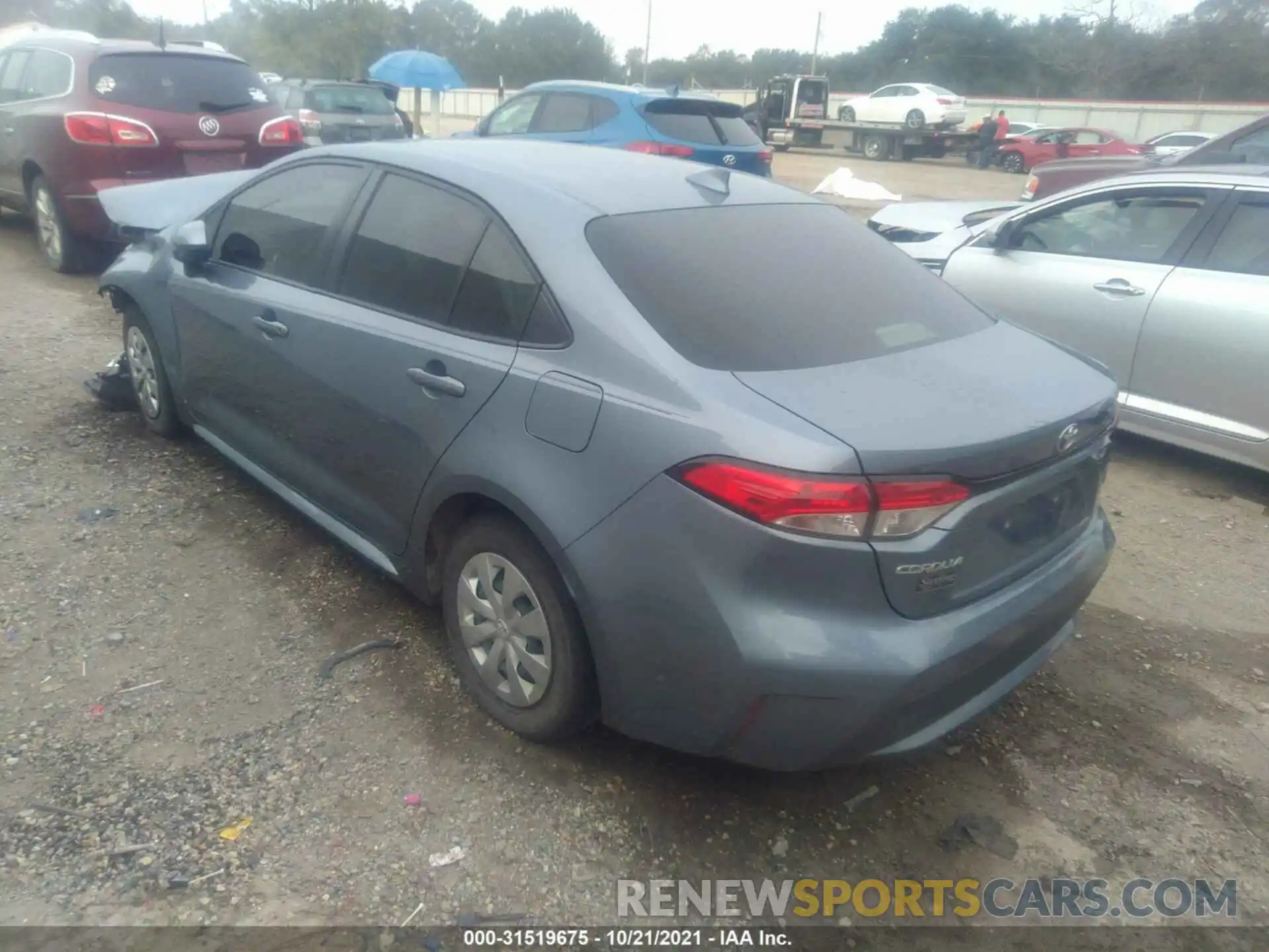 3 Photograph of a damaged car JTDDPRAE5LJ001641 TOYOTA COROLLA 2020