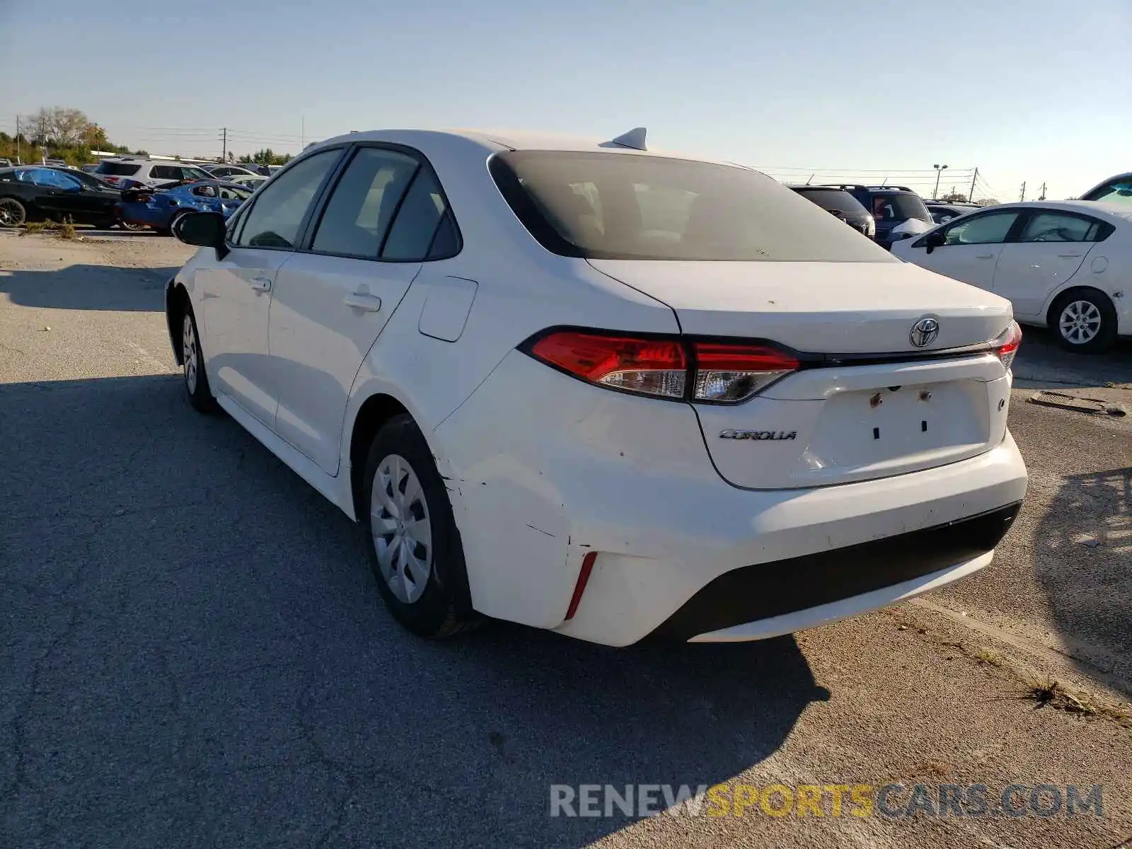 3 Photograph of a damaged car JTDDPRAE5LJ008119 TOYOTA COROLLA 2020