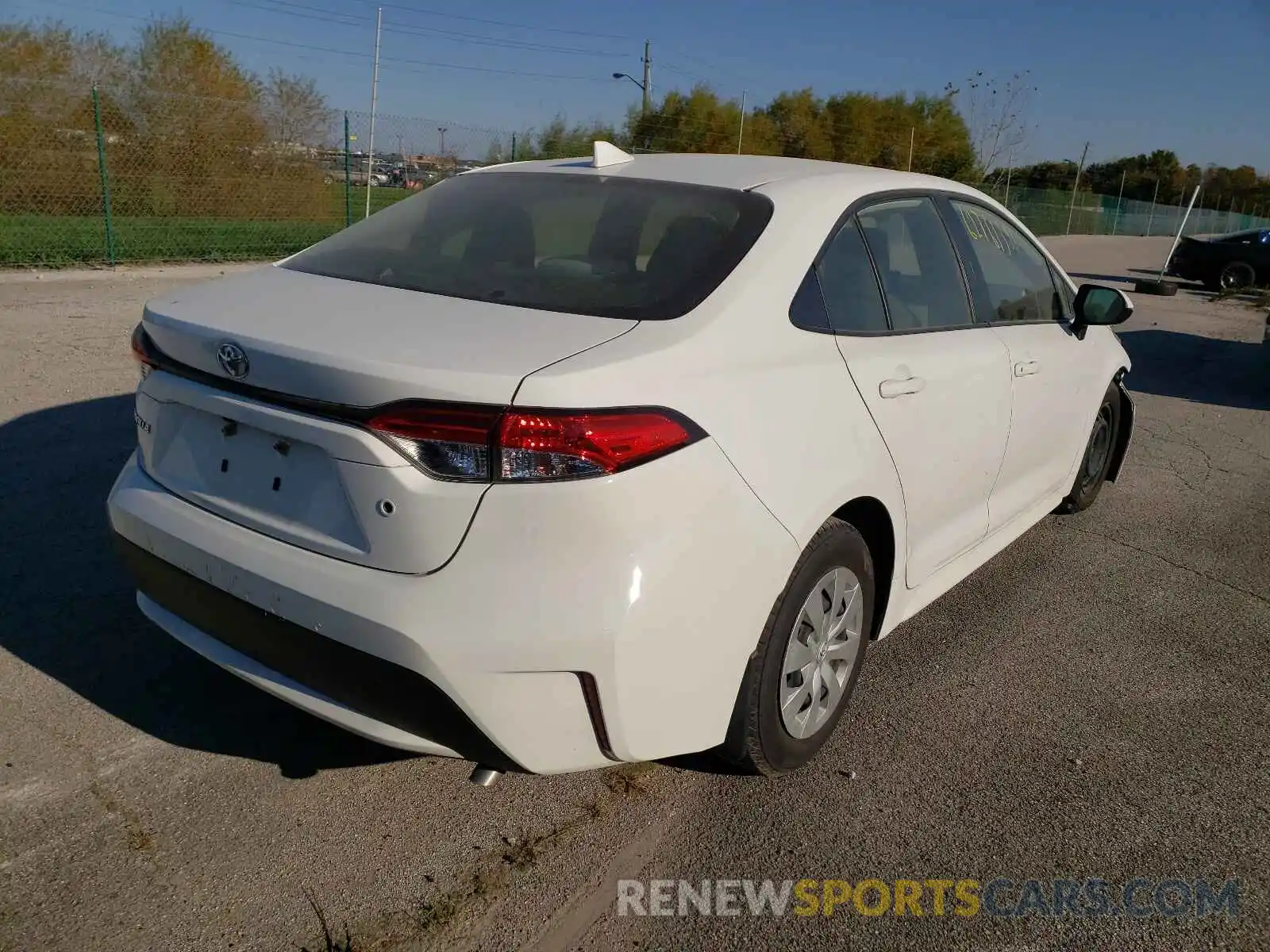 4 Photograph of a damaged car JTDDPRAE5LJ008119 TOYOTA COROLLA 2020