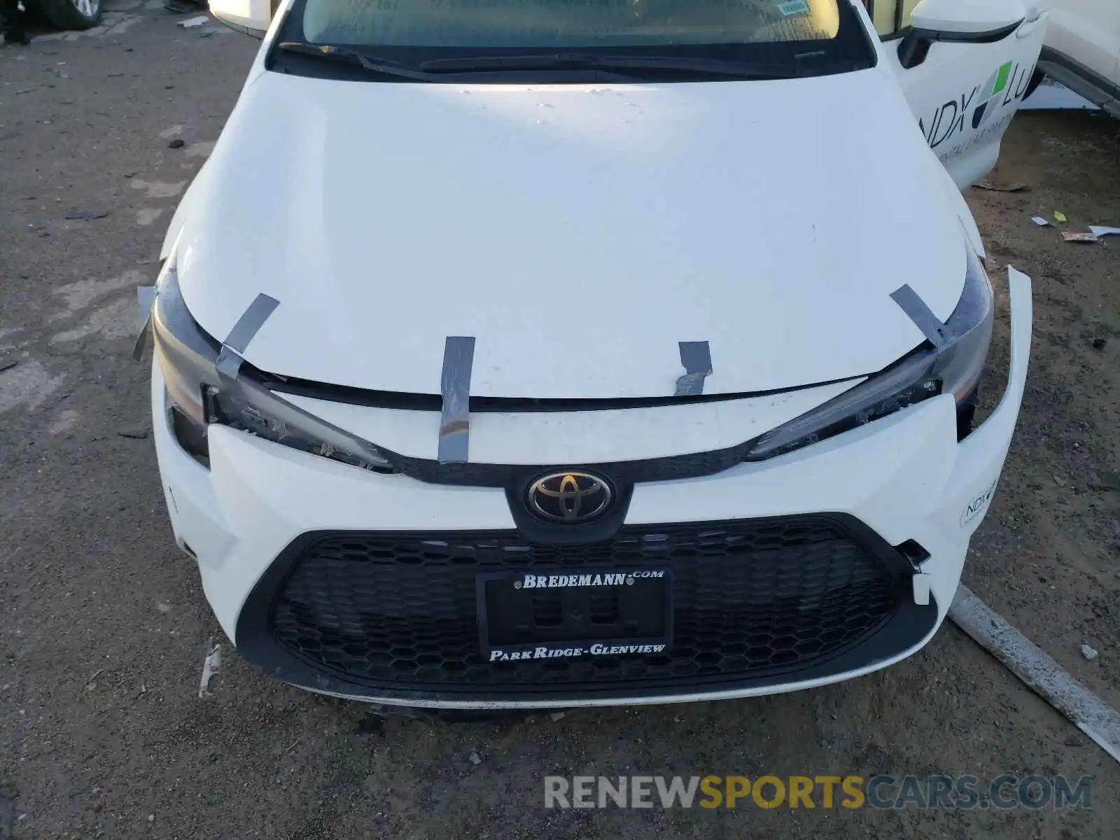 7 Photograph of a damaged car JTDDPRAE5LJ008119 TOYOTA COROLLA 2020