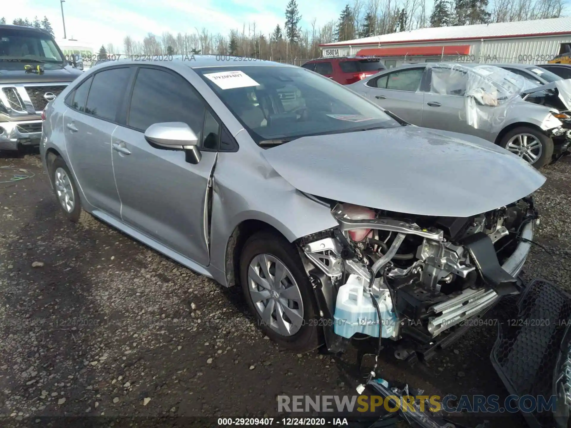 1 Photograph of a damaged car JTDDPRAE5LJ053450 TOYOTA COROLLA 2020