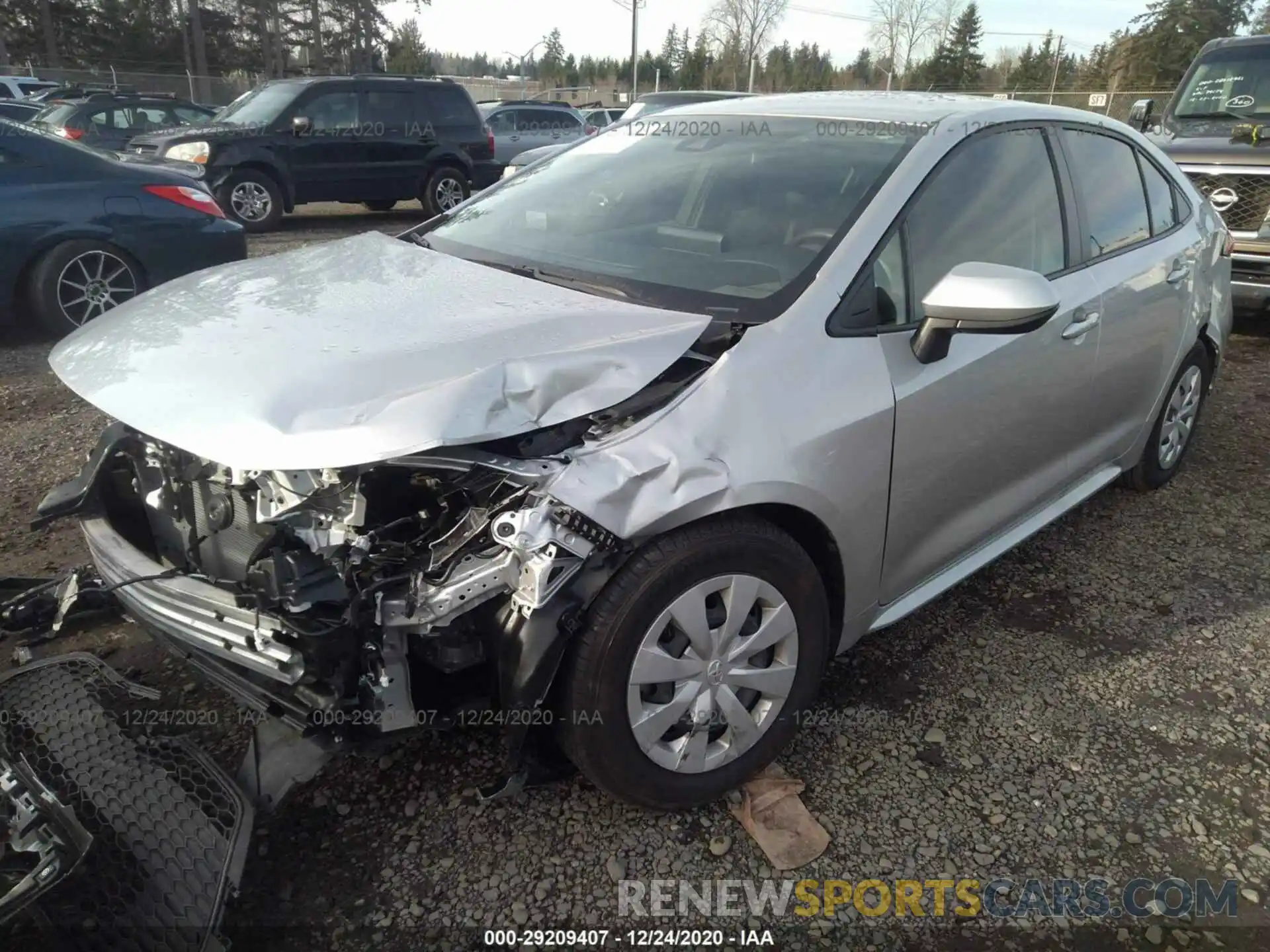 2 Photograph of a damaged car JTDDPRAE5LJ053450 TOYOTA COROLLA 2020