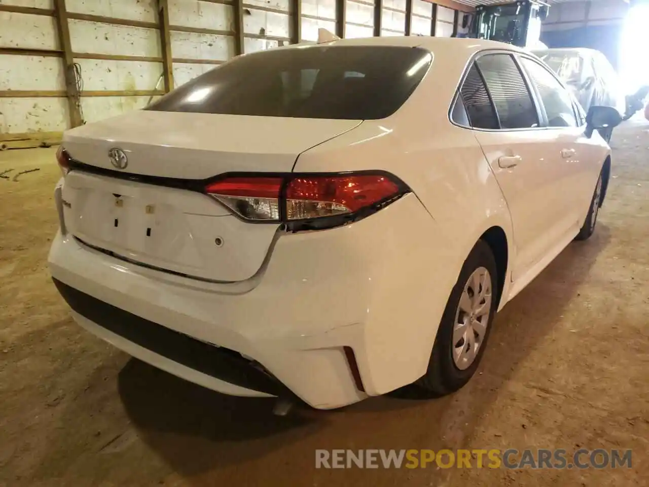 4 Photograph of a damaged car JTDDPRAE5LJ054145 TOYOTA COROLLA 2020