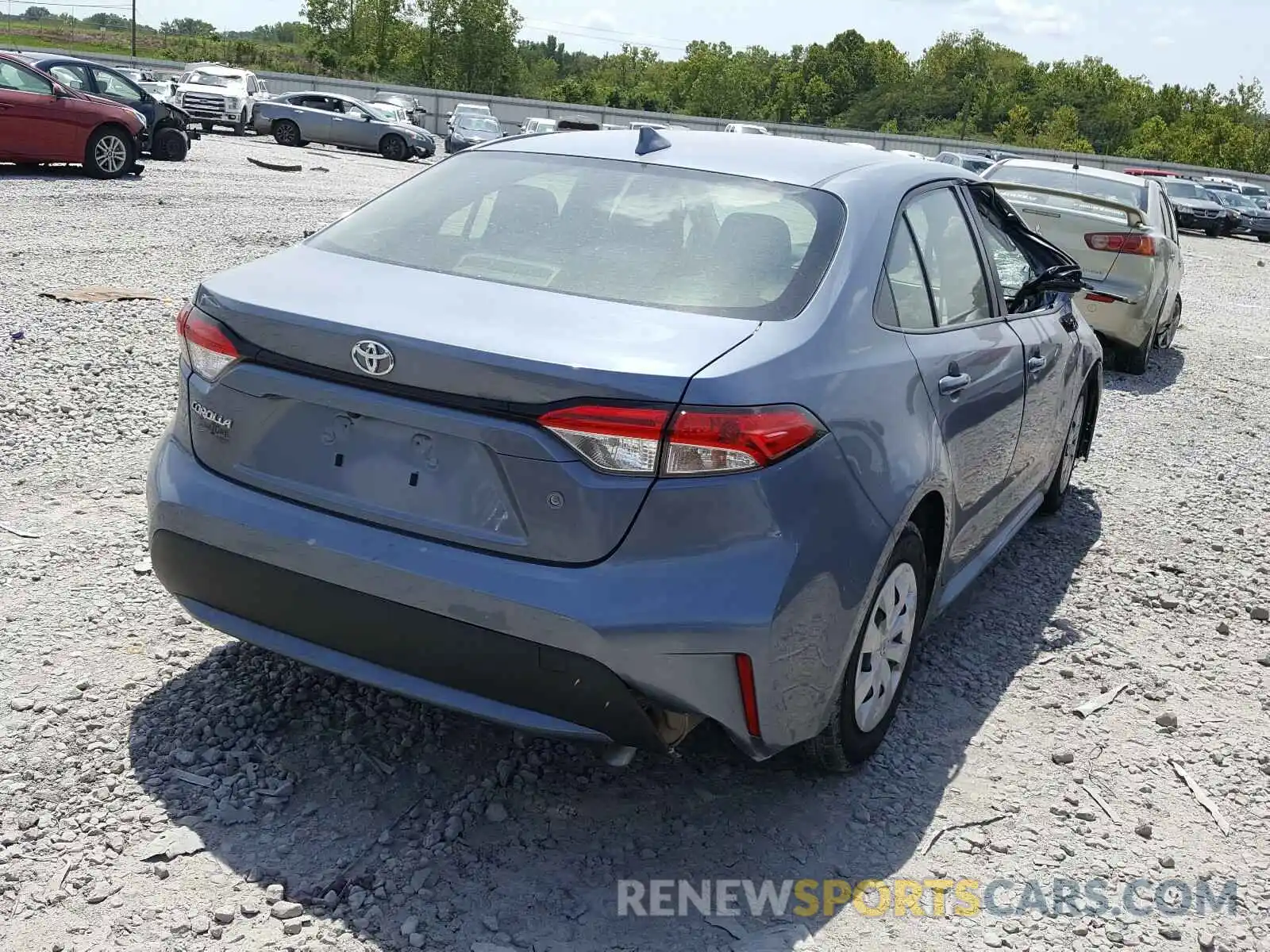 4 Photograph of a damaged car JTDDPRAE5LJ057255 TOYOTA COROLLA 2020