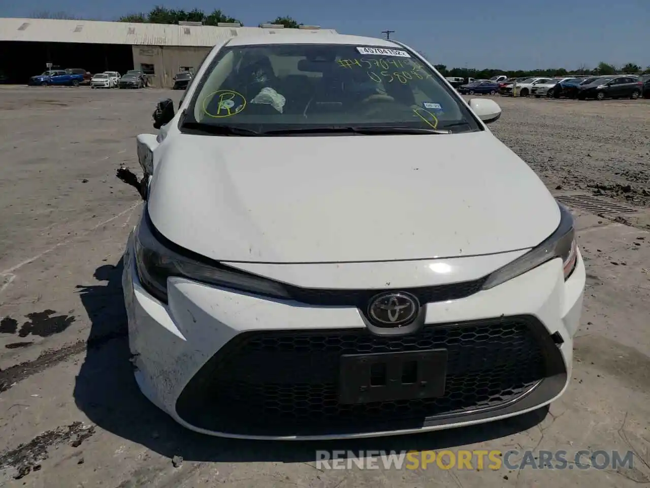 9 Photograph of a damaged car JTDDPRAE5LJ058082 TOYOTA COROLLA 2020