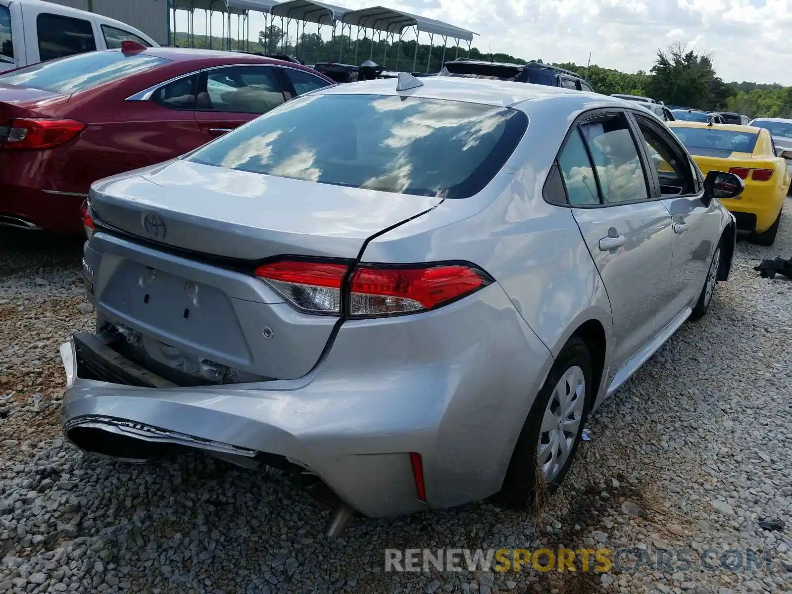 4 Photograph of a damaged car JTDDPRAE5LJ058471 TOYOTA COROLLA 2020