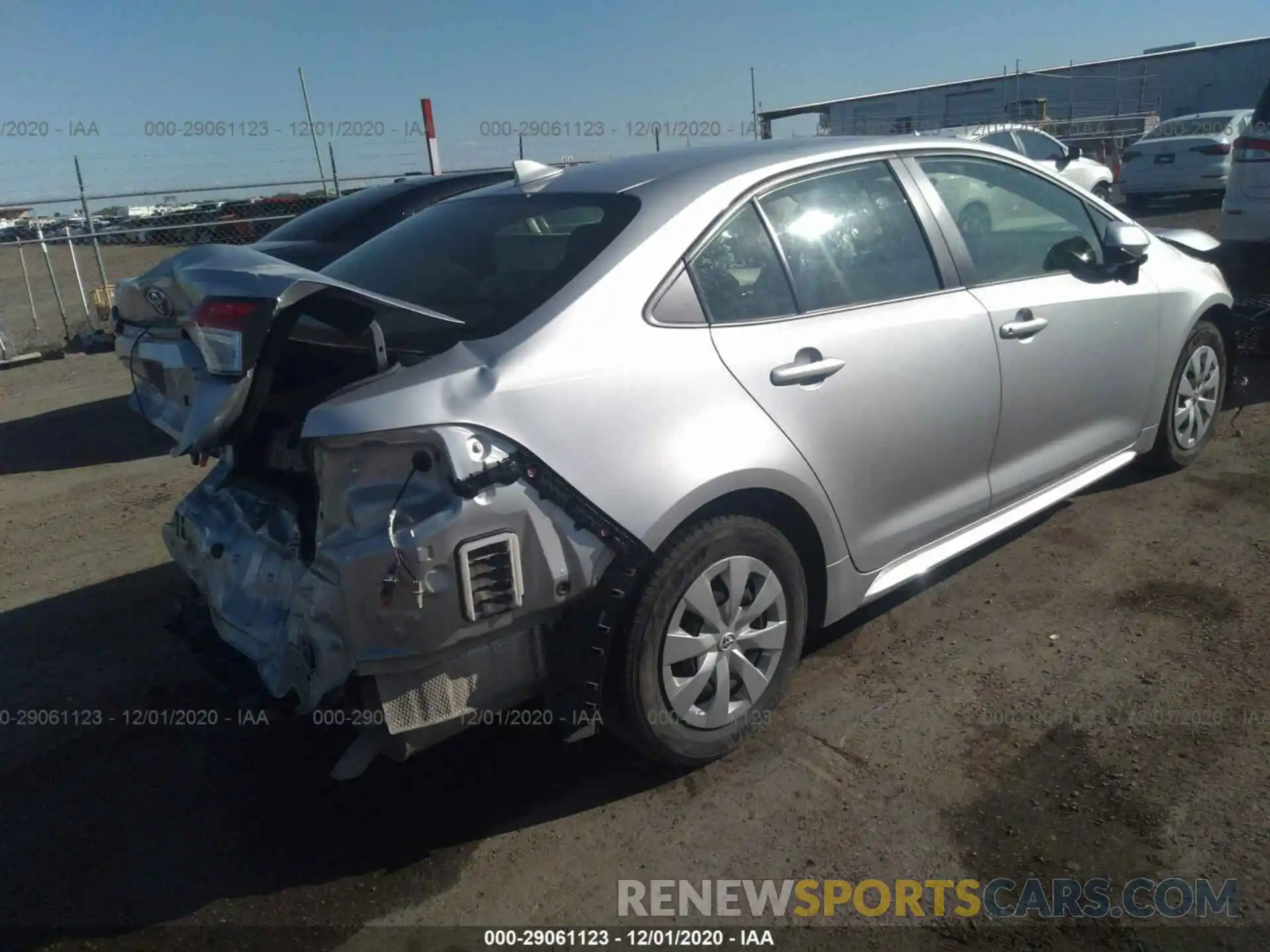 4 Photograph of a damaged car JTDDPRAE5LJ063931 TOYOTA COROLLA 2020