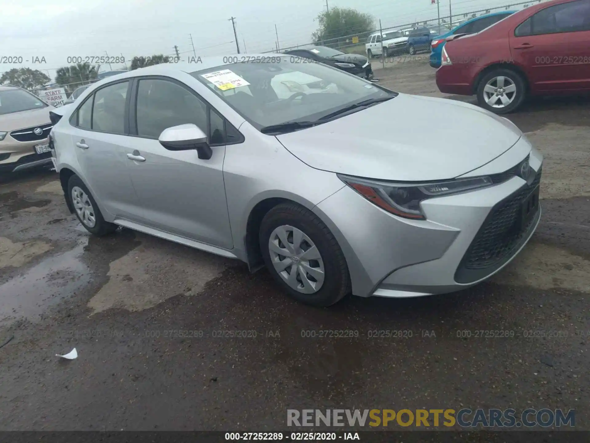 1 Photograph of a damaged car JTDDPRAE5LJ076016 TOYOTA COROLLA 2020