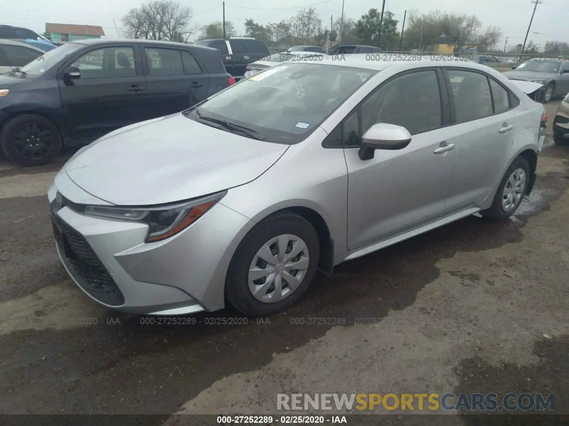 2 Photograph of a damaged car JTDDPRAE5LJ076016 TOYOTA COROLLA 2020