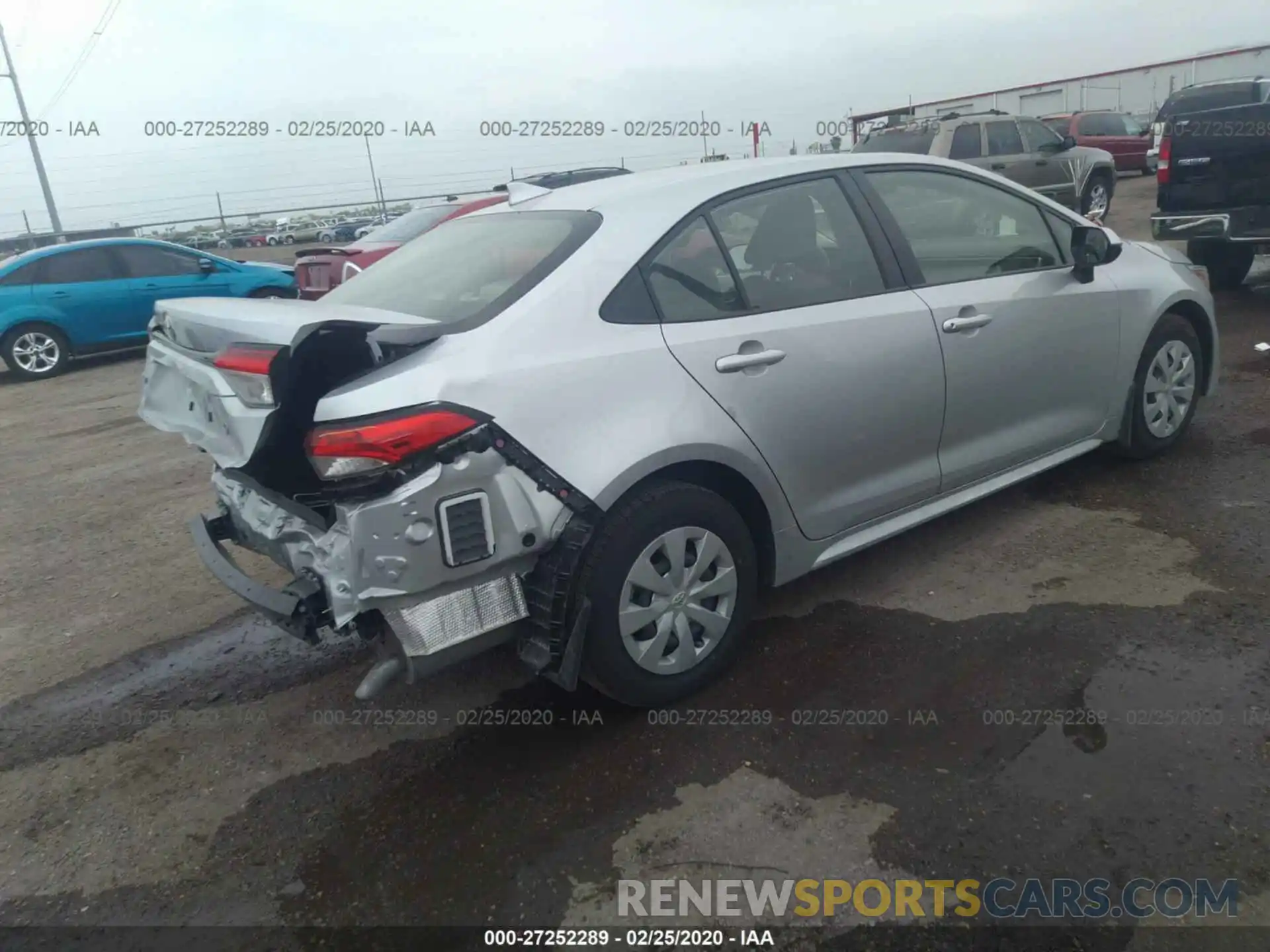 4 Photograph of a damaged car JTDDPRAE5LJ076016 TOYOTA COROLLA 2020