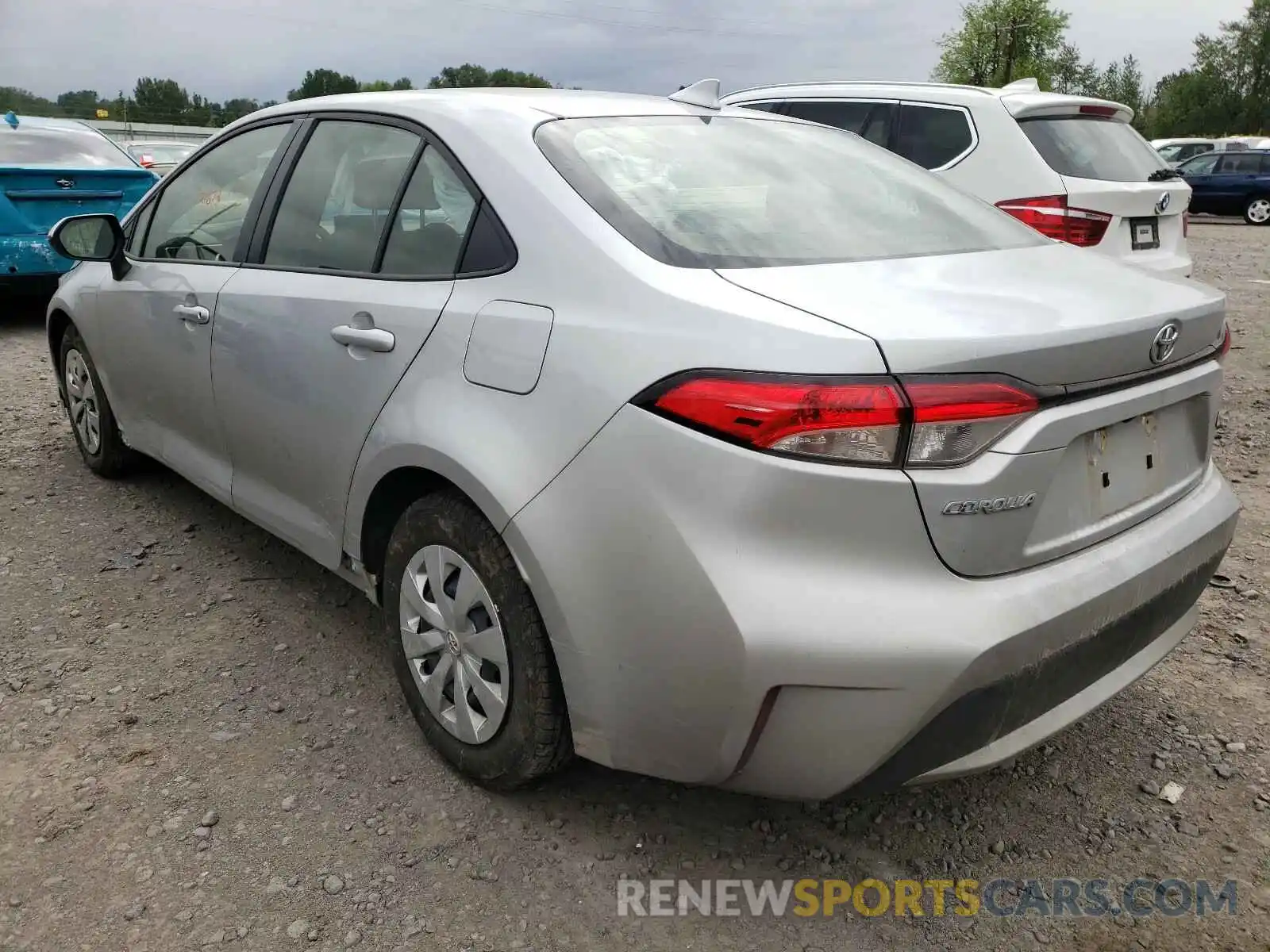 3 Photograph of a damaged car JTDDPRAE5LJ084195 TOYOTA COROLLA 2020