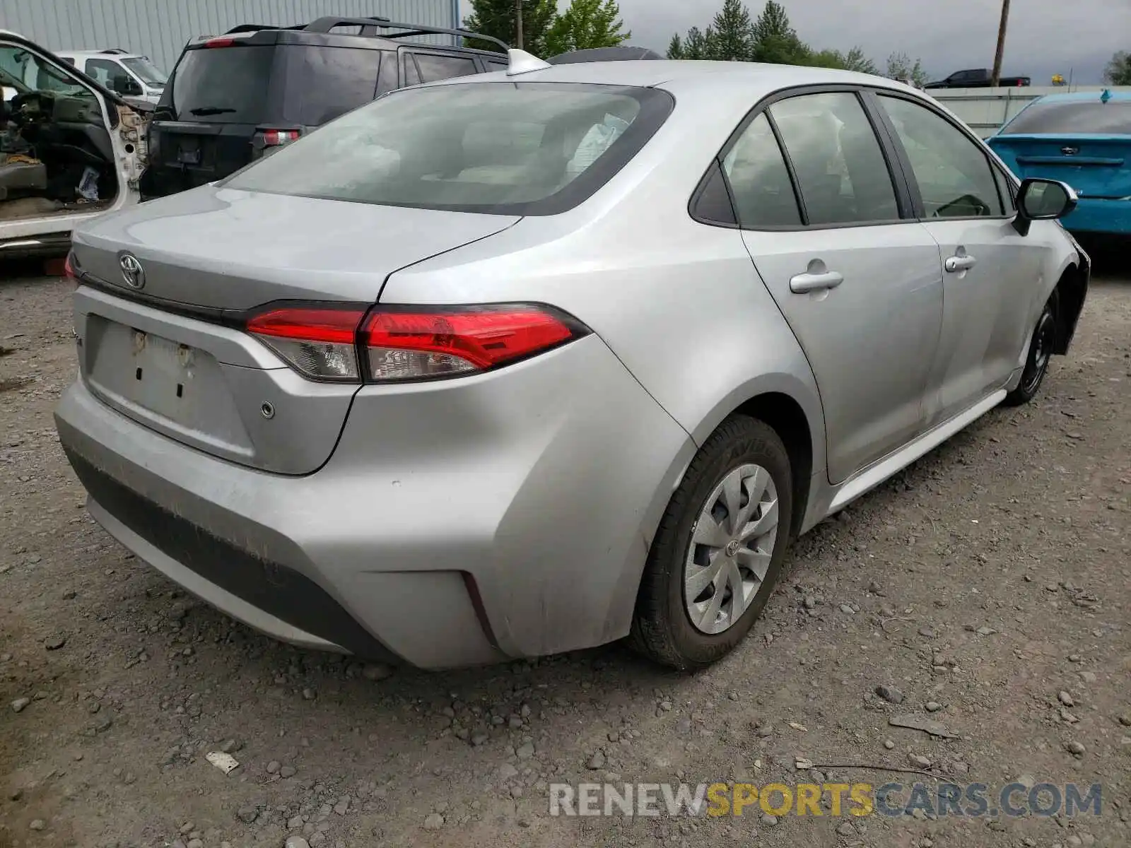 4 Photograph of a damaged car JTDDPRAE5LJ084195 TOYOTA COROLLA 2020