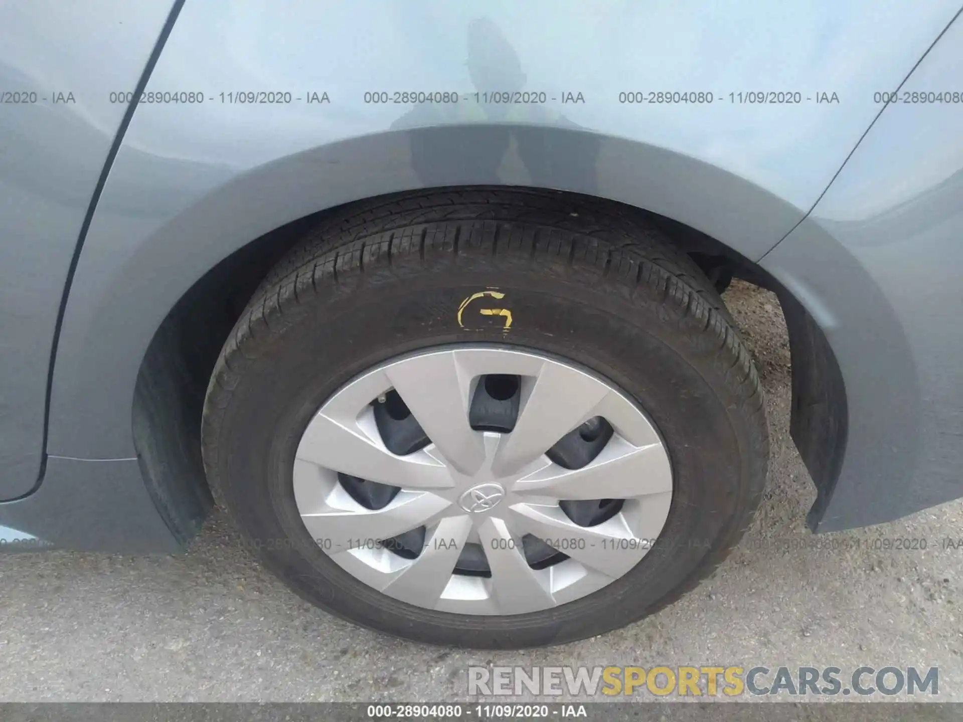 13 Photograph of a damaged car JTDDPRAE5LJ100329 TOYOTA COROLLA 2020