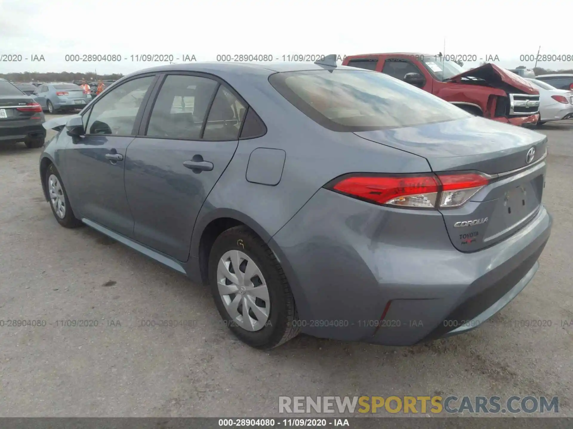 3 Photograph of a damaged car JTDDPRAE5LJ100329 TOYOTA COROLLA 2020