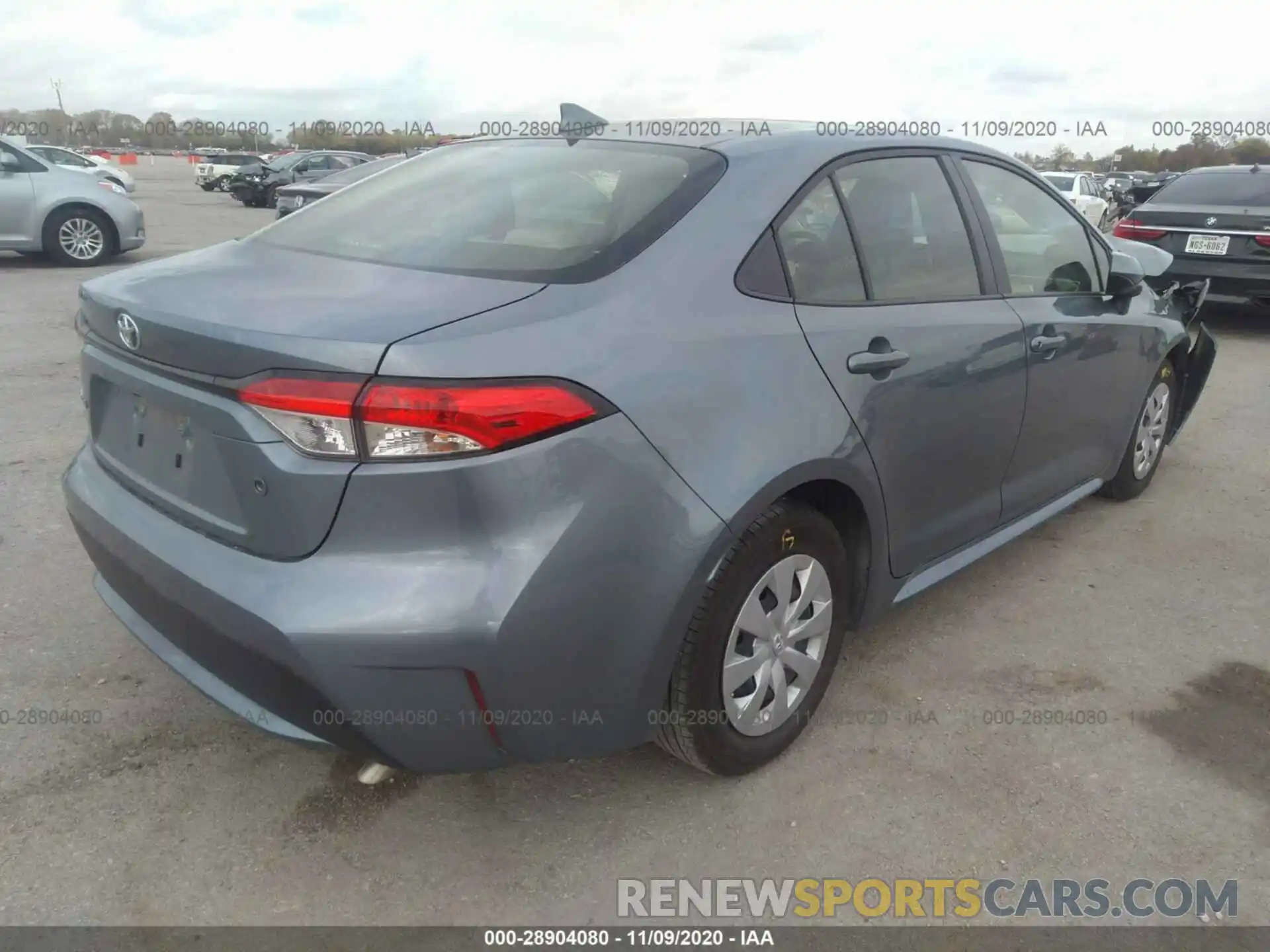 4 Photograph of a damaged car JTDDPRAE5LJ100329 TOYOTA COROLLA 2020