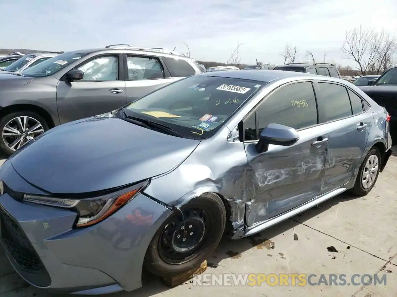 9 Photograph of a damaged car JTDDPRAE5LJ101951 TOYOTA COROLLA 2020