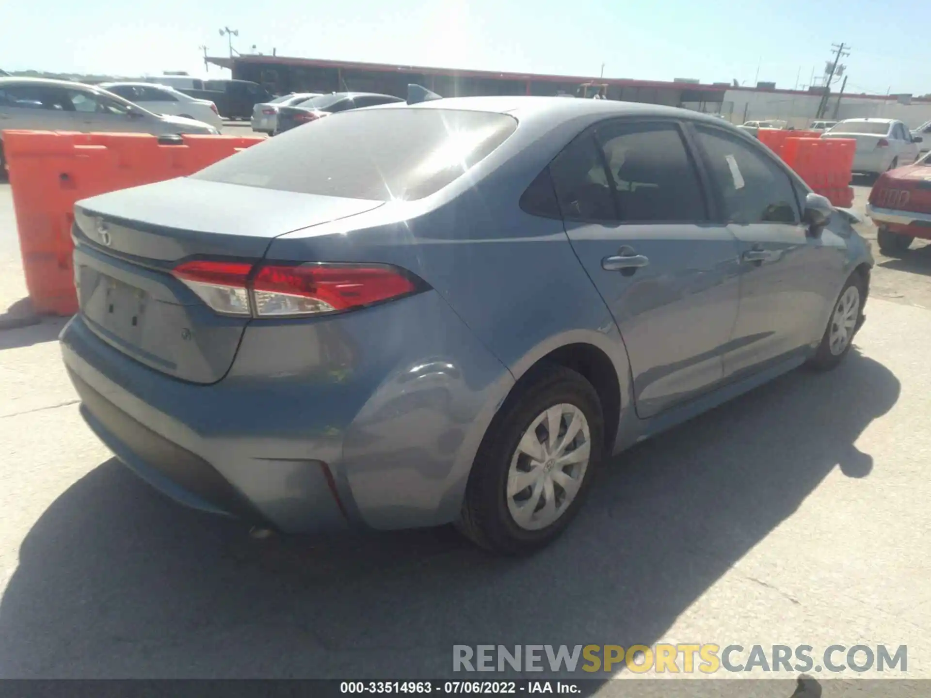 4 Photograph of a damaged car JTDDPRAE5LJ113713 TOYOTA COROLLA 2020