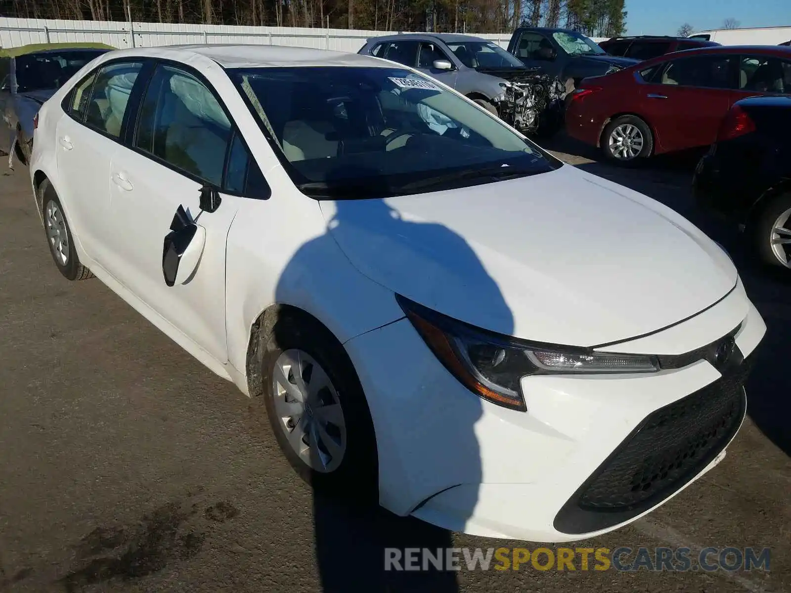 1 Photograph of a damaged car JTDDPRAE6LJ002569 TOYOTA COROLLA 2020