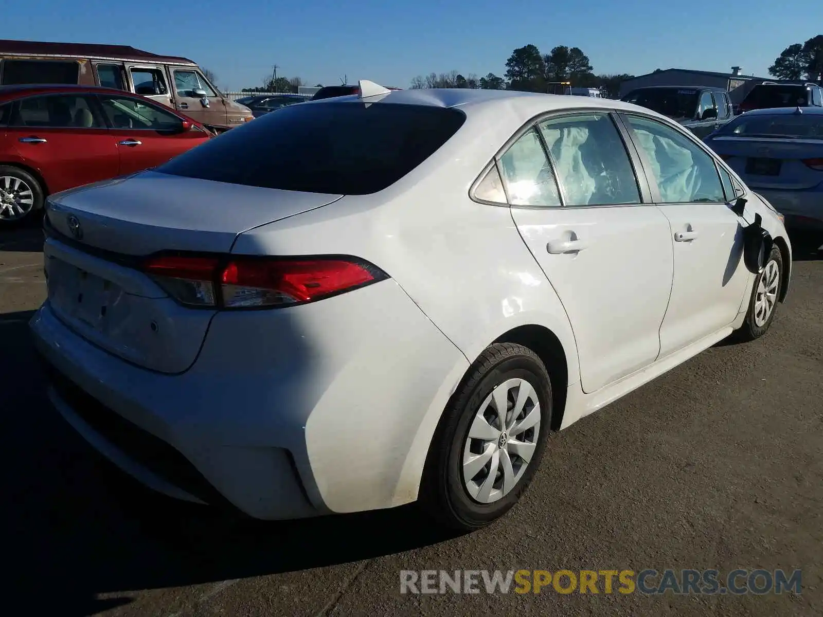 4 Photograph of a damaged car JTDDPRAE6LJ002569 TOYOTA COROLLA 2020