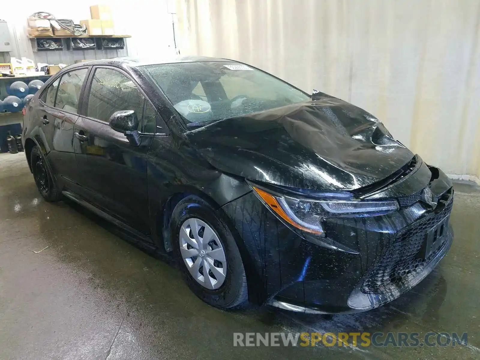 1 Photograph of a damaged car JTDDPRAE6LJ007786 TOYOTA COROLLA 2020